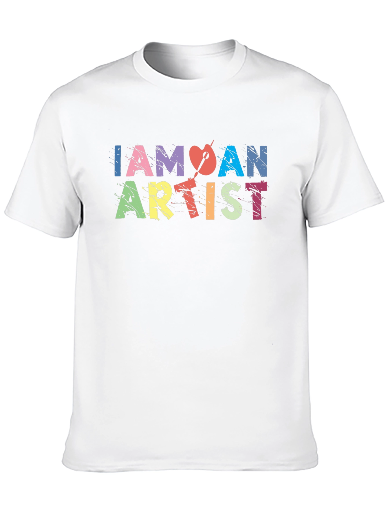 Black I Am An Artist T-Shirt - Creative Apparel view 10