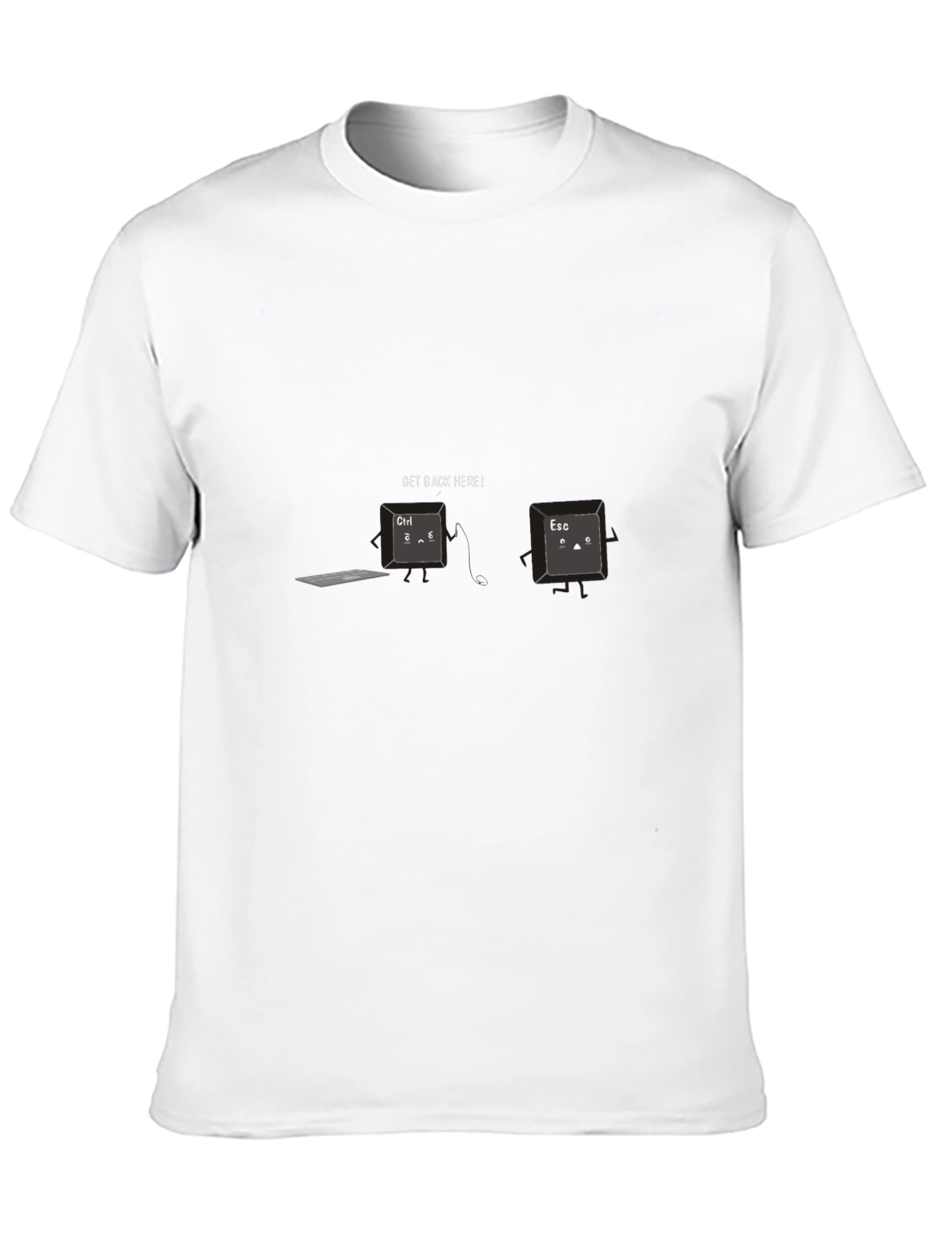 Black Ctrl + Esc T-Shirt view 10