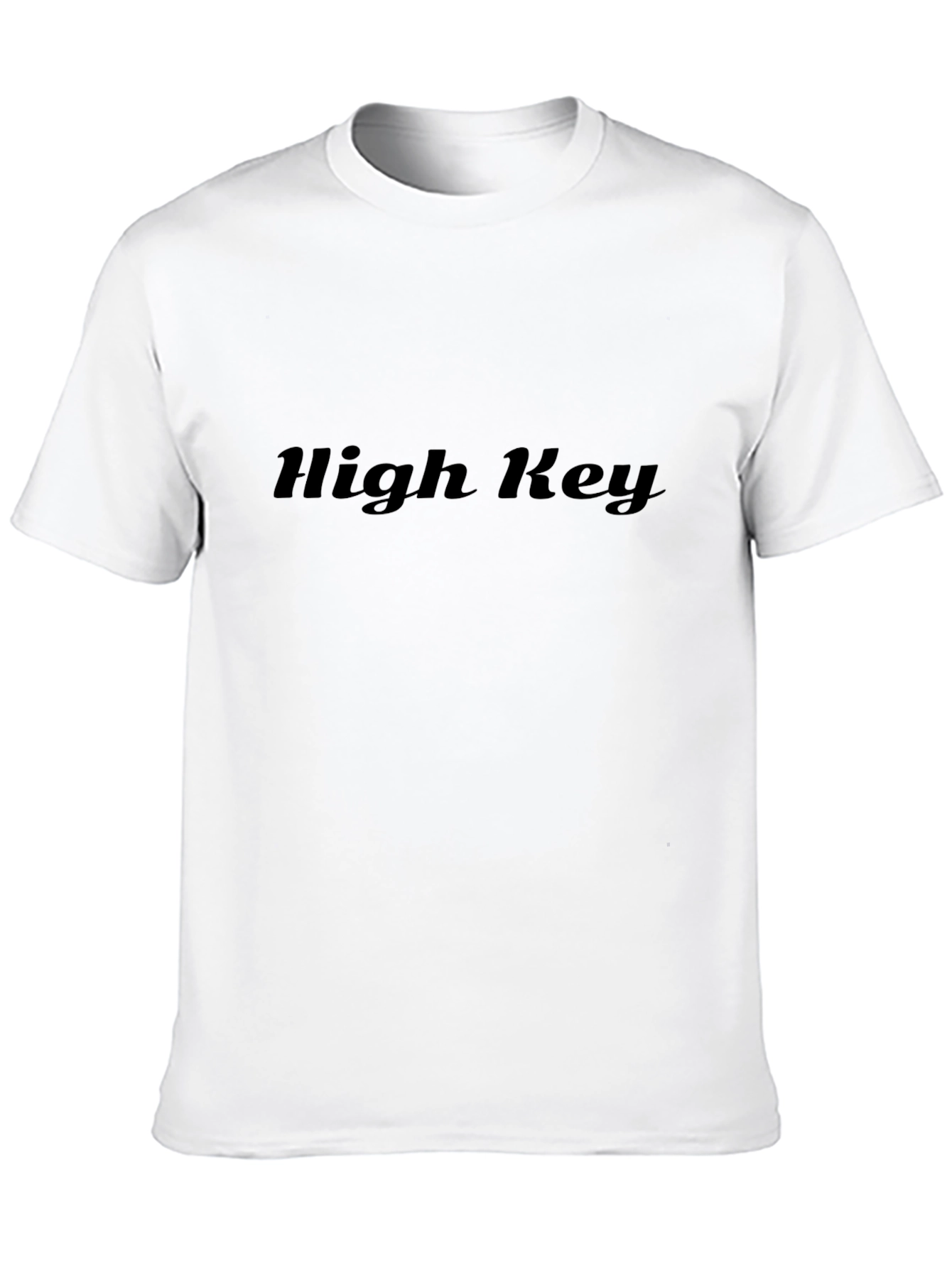 Black High Key Black Graphic Tee - Soft Cotton Blend view 10