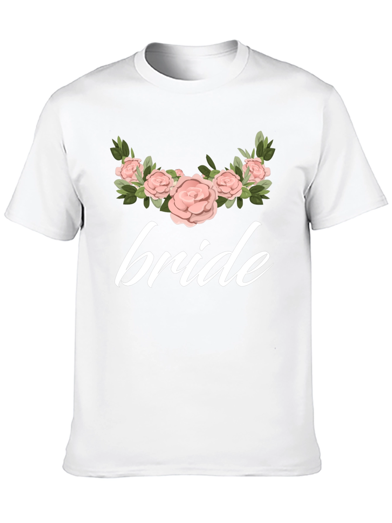 Black Bride Floral Graphic Black T-Shirt view 10