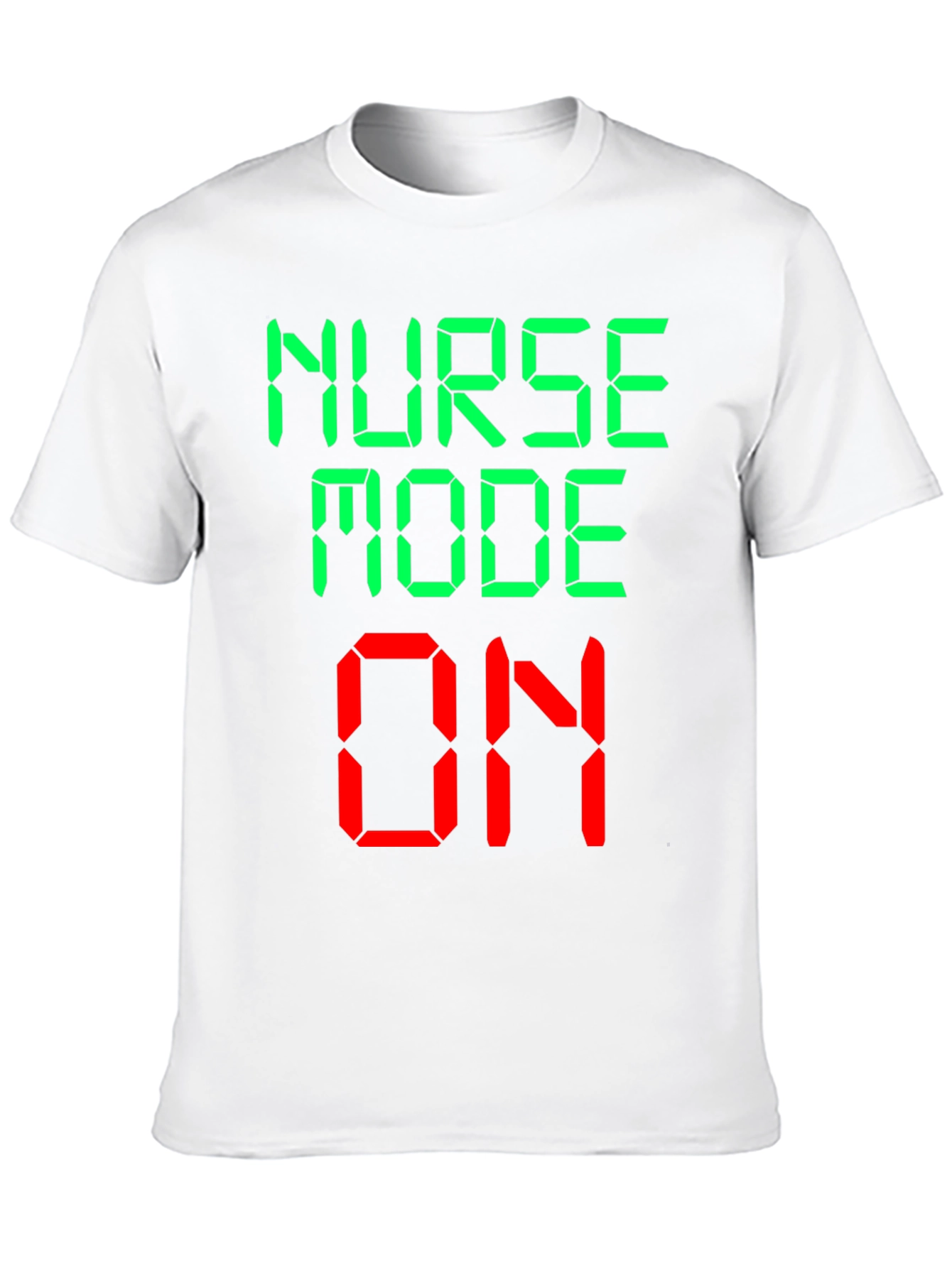 Black Nurse Mode On Novelty Graphic T-Shirt view 10