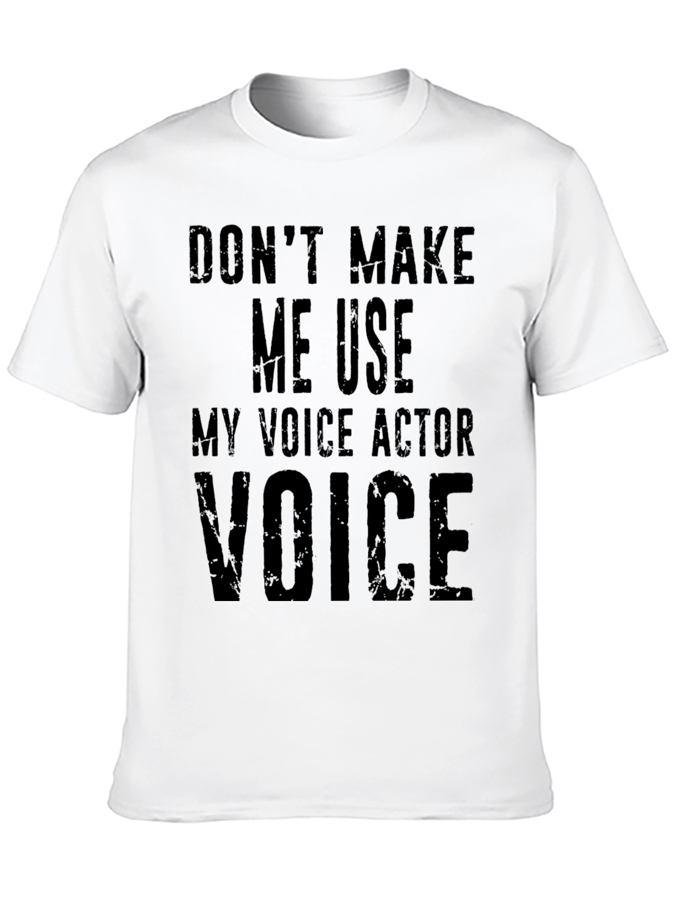 Black Voice Actor T-Shirt Funny Gift view 10