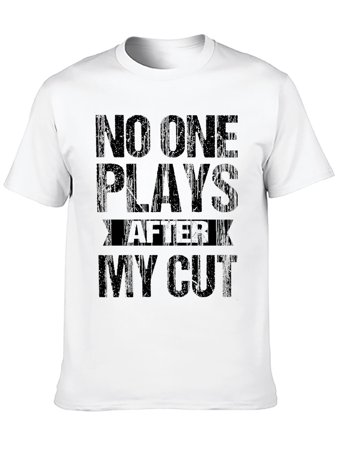 Black No One Plays After My Cut T-Shirt - Golf Humor view 10