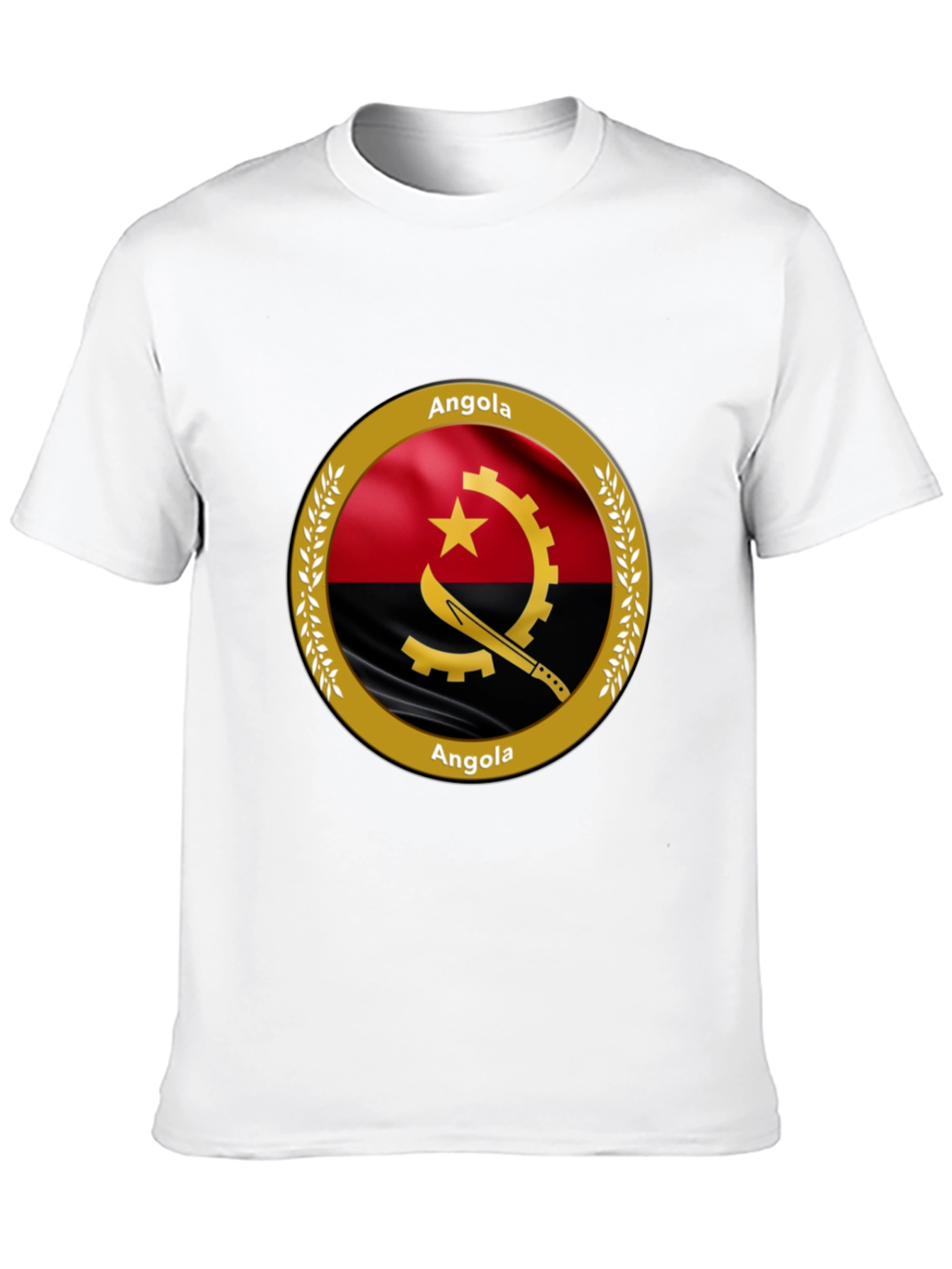 Angola Flag T-Shirt - Patriotic Pride Tee - 10