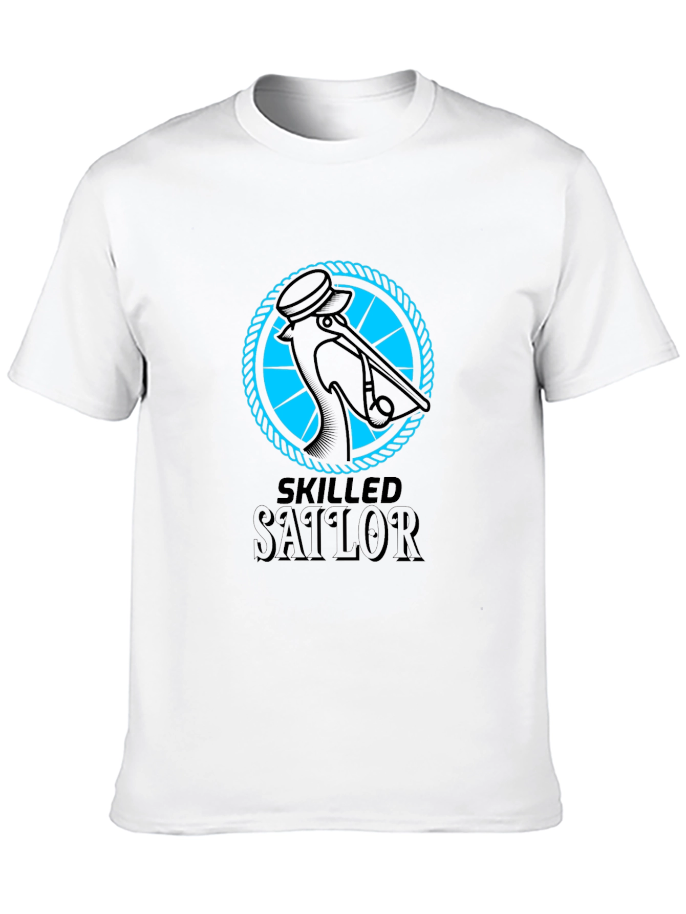 Black Skilled Sailor Graphic Tee - Black view 10