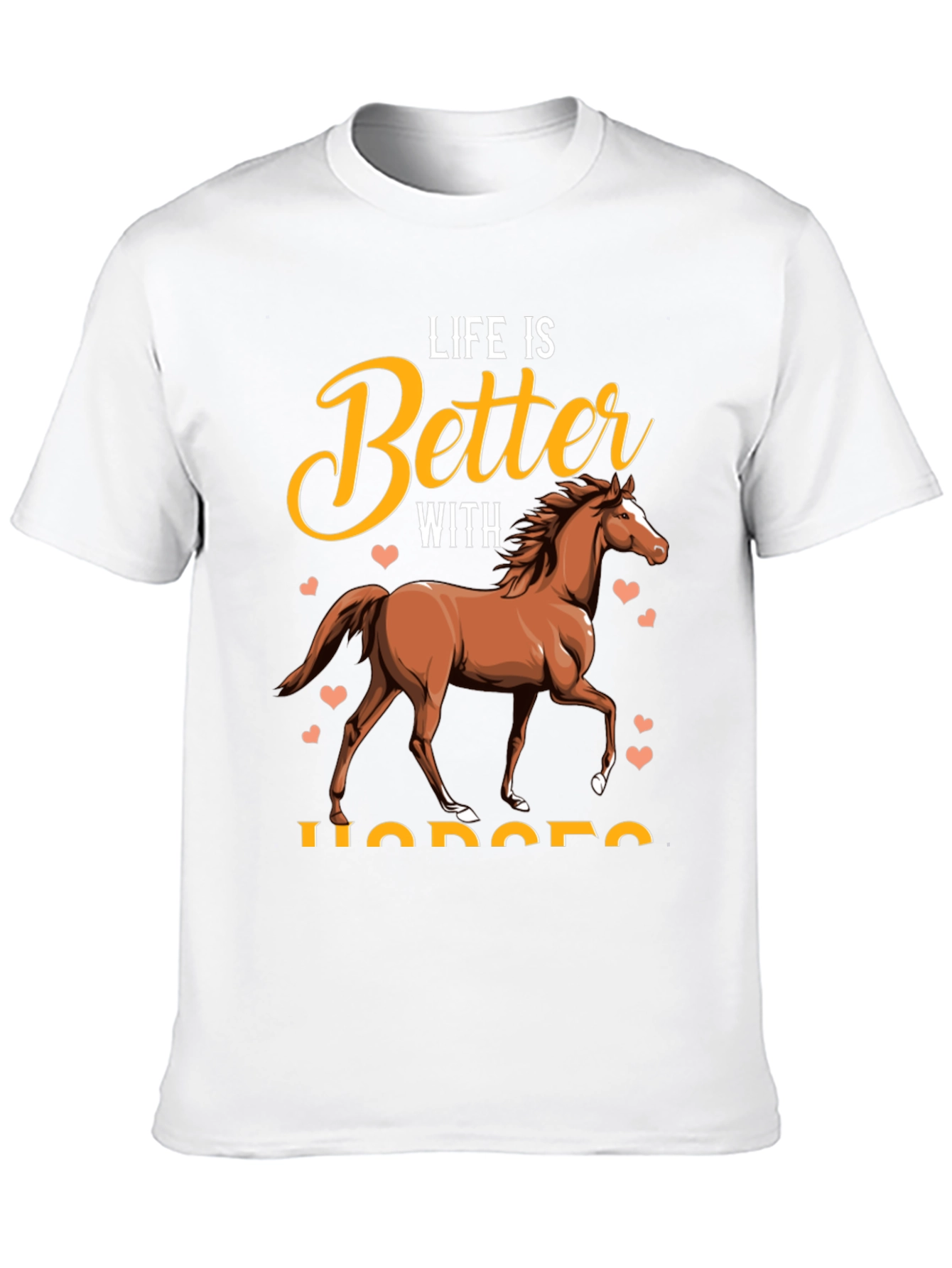 Black Life Is Better With Horses T-Shirt view 10