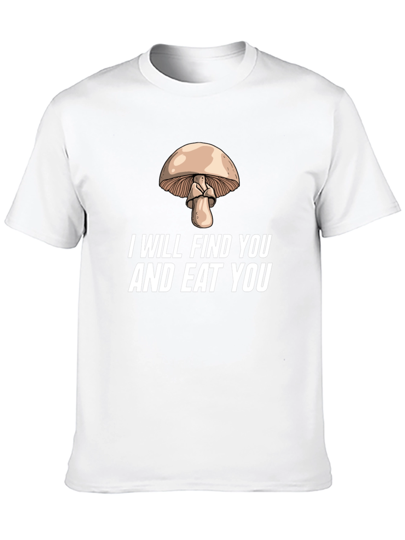 Black Mushroom Graphic Tee: I Will Find You and Eat You view 10