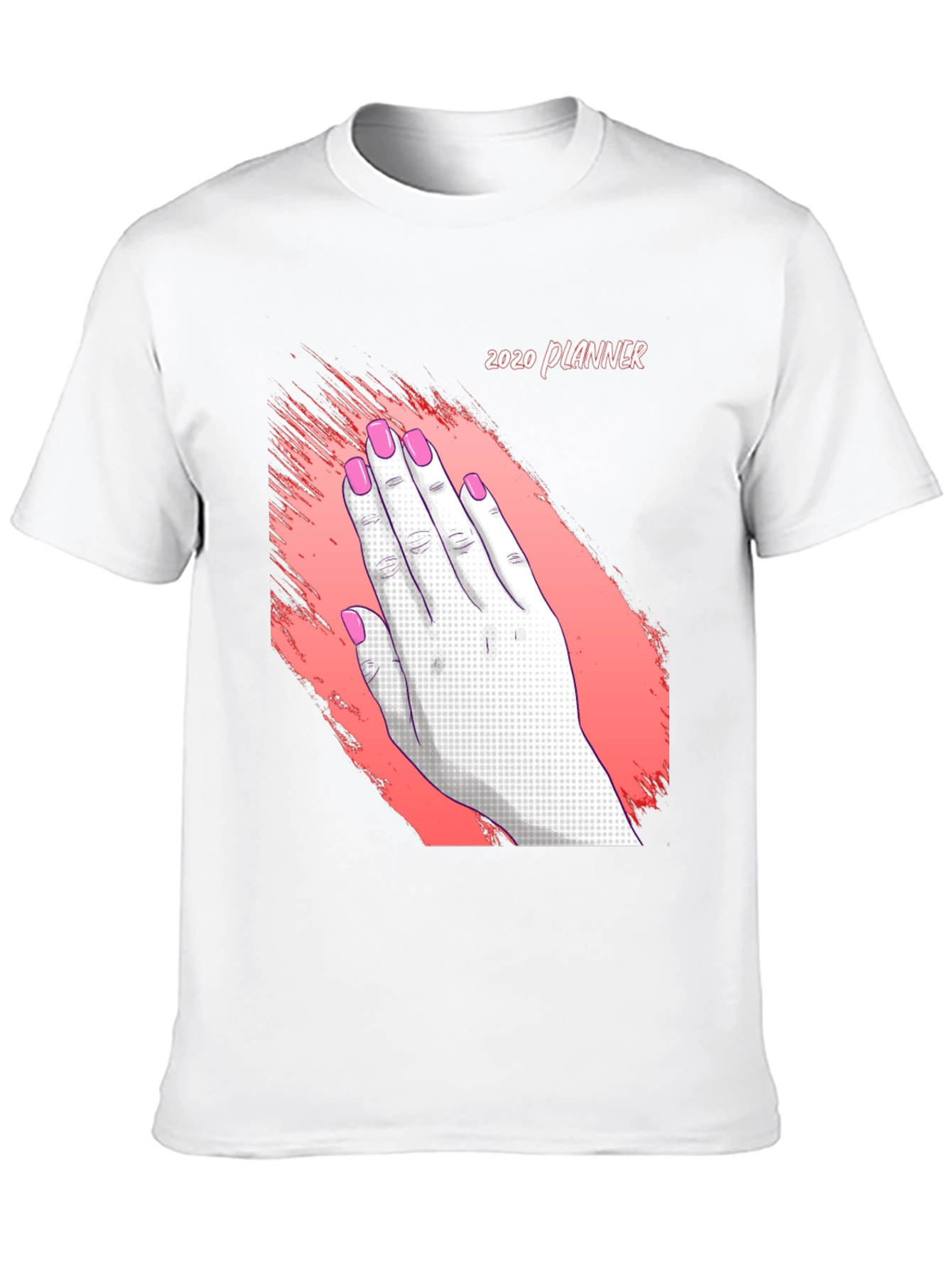 Black 2020 Planner Graphic T-Shirt view 10