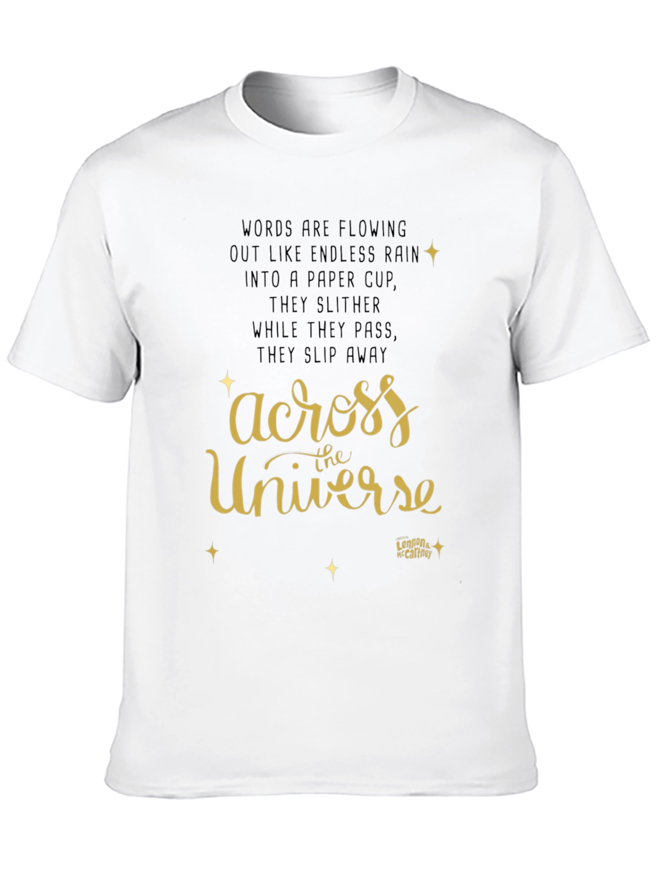 Black Across The Universe Graphic T-Shirt view 10
