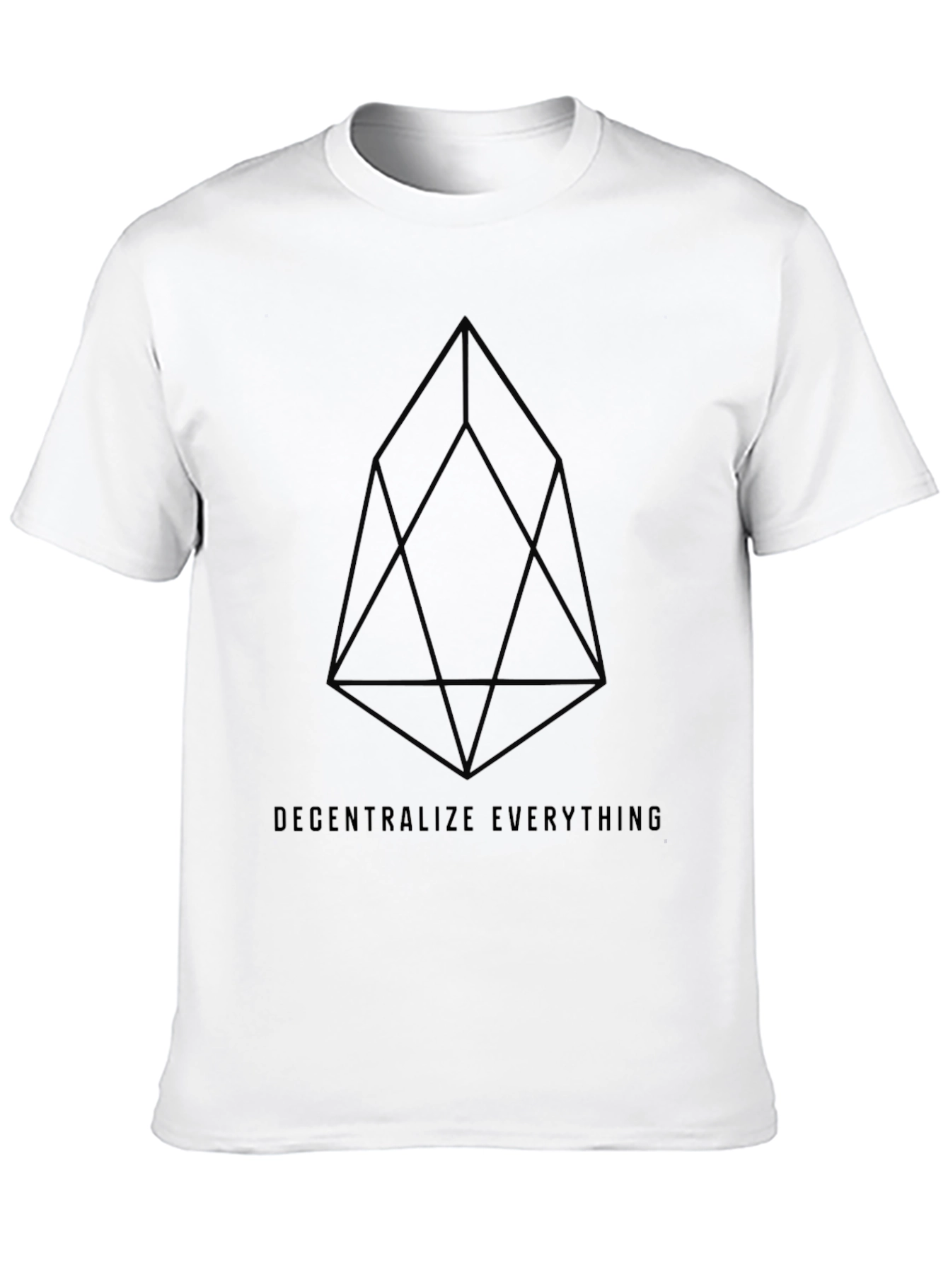 Black Decentralize Everything Black Tee view 10