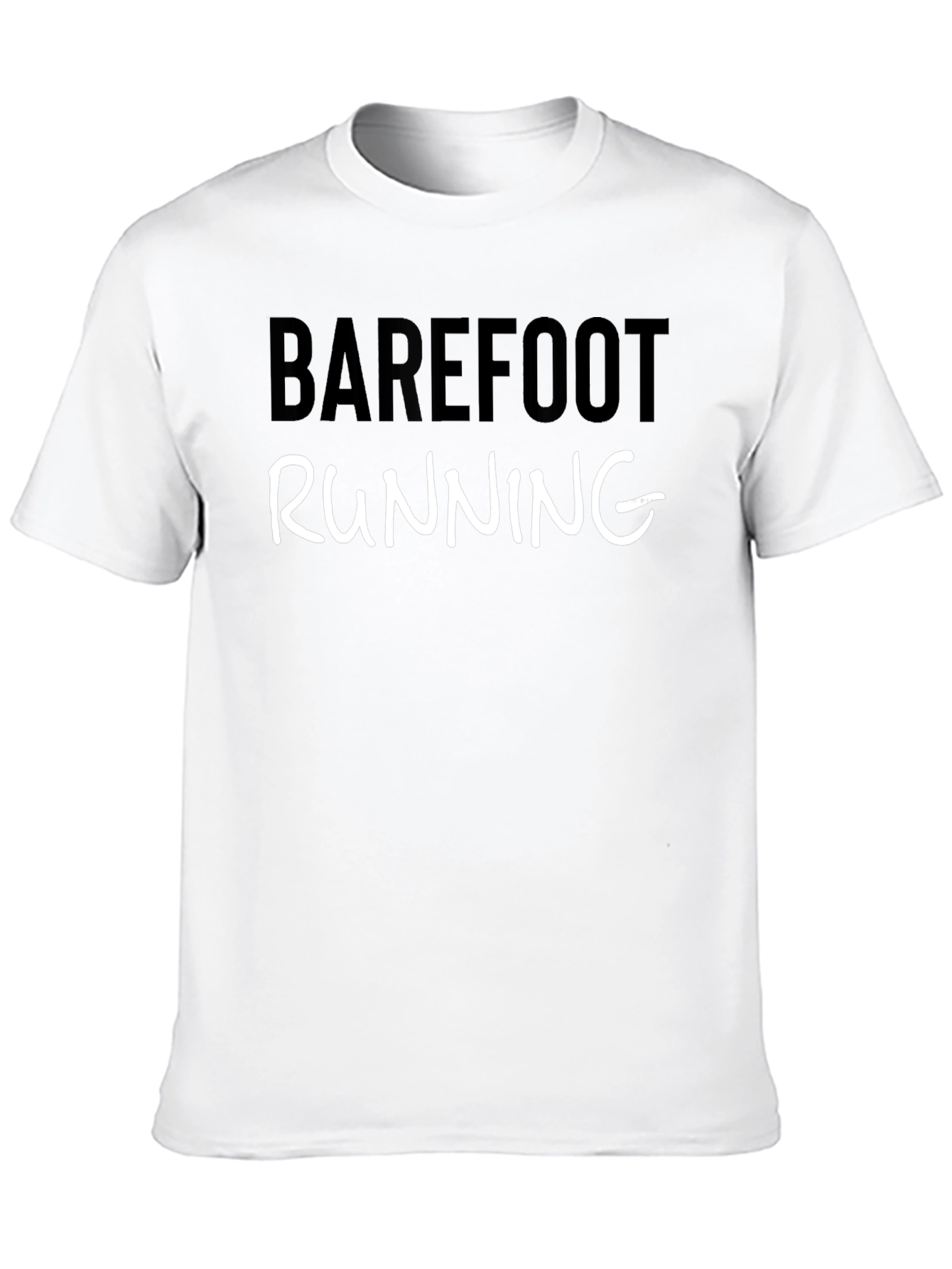 Black Barefoot Running Black Tee view 10