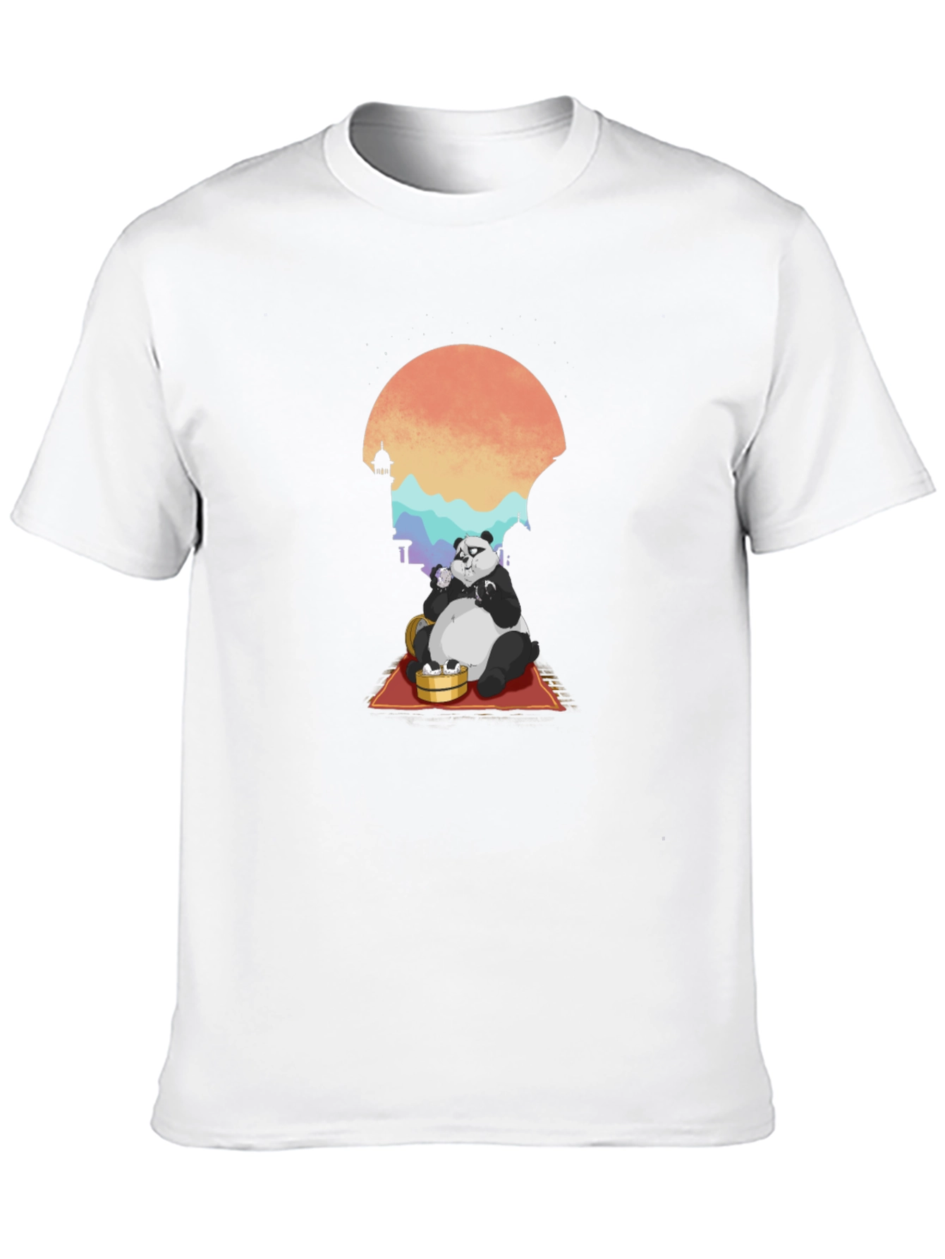 Black Panda Dumpling T-Shirt view 10