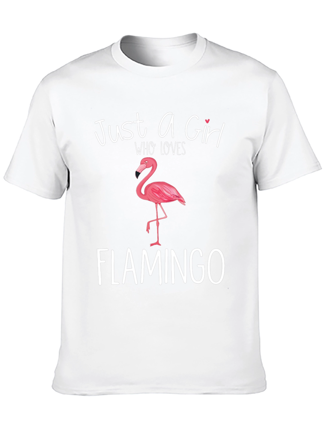 Black Flamingo Girl T-Shirt - Cute Animal Lover Tee view 10