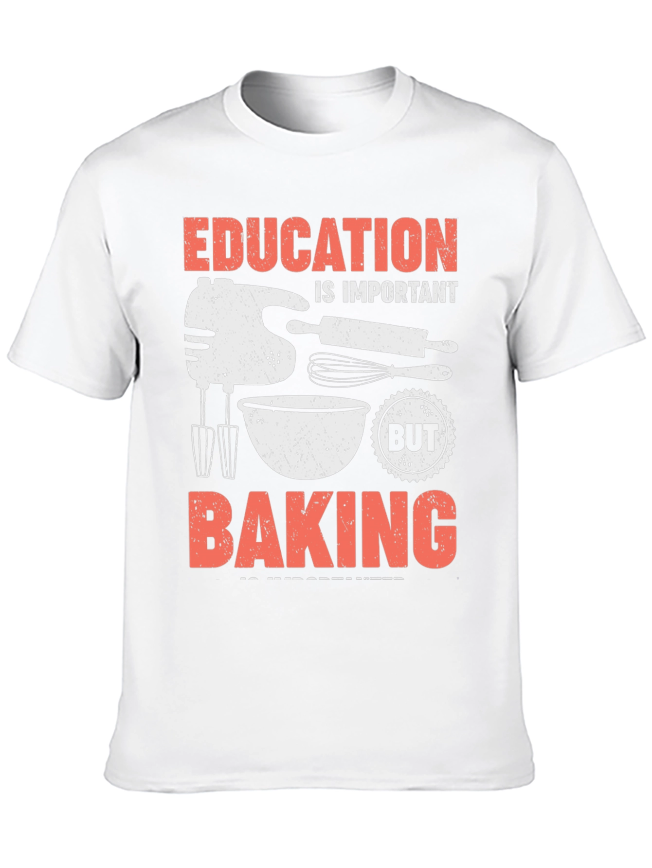 Black Education Important But Baking Is Importanter T-Shirt view 10