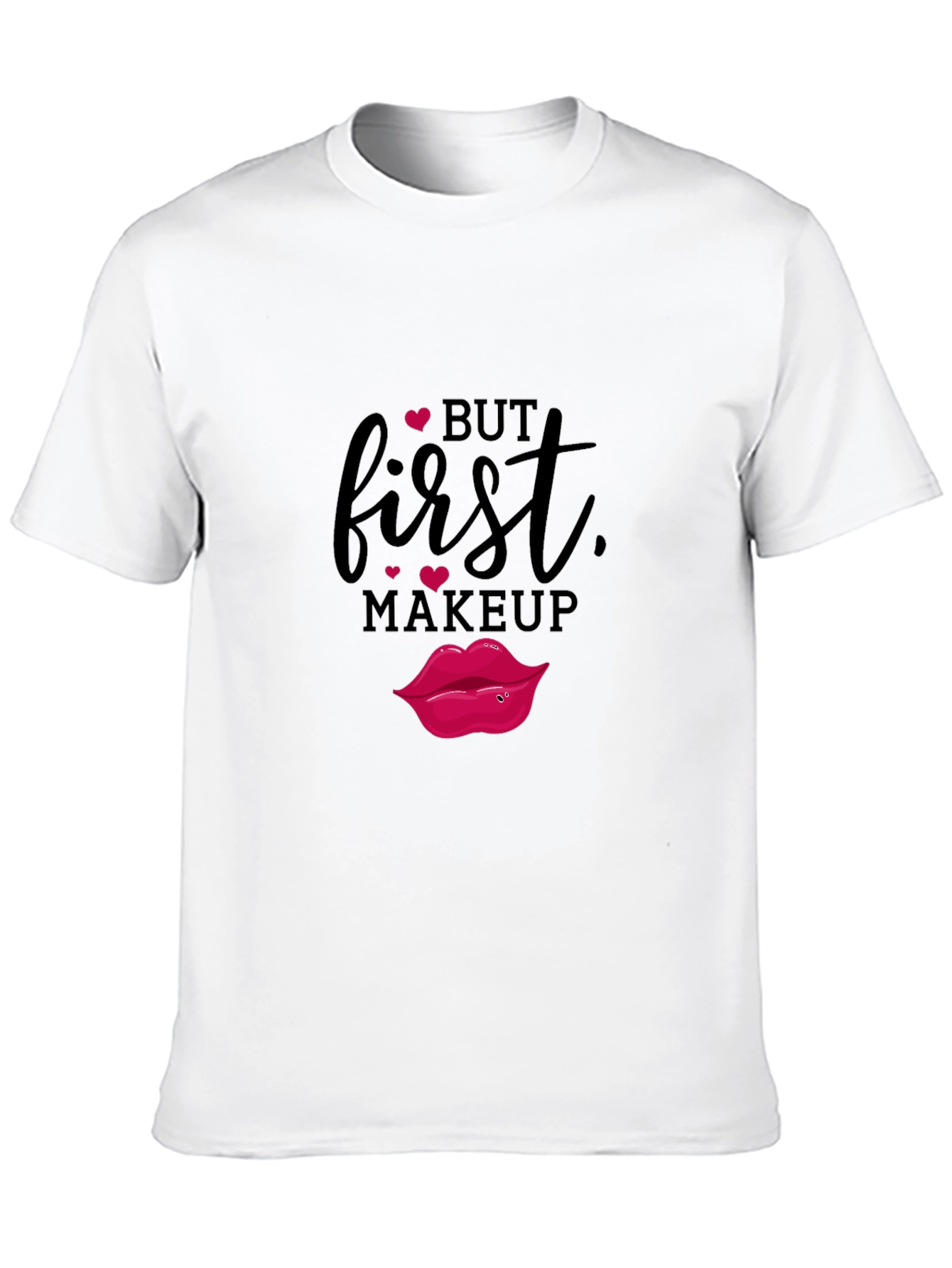 Black But First Makeup Graphic Tee view 10