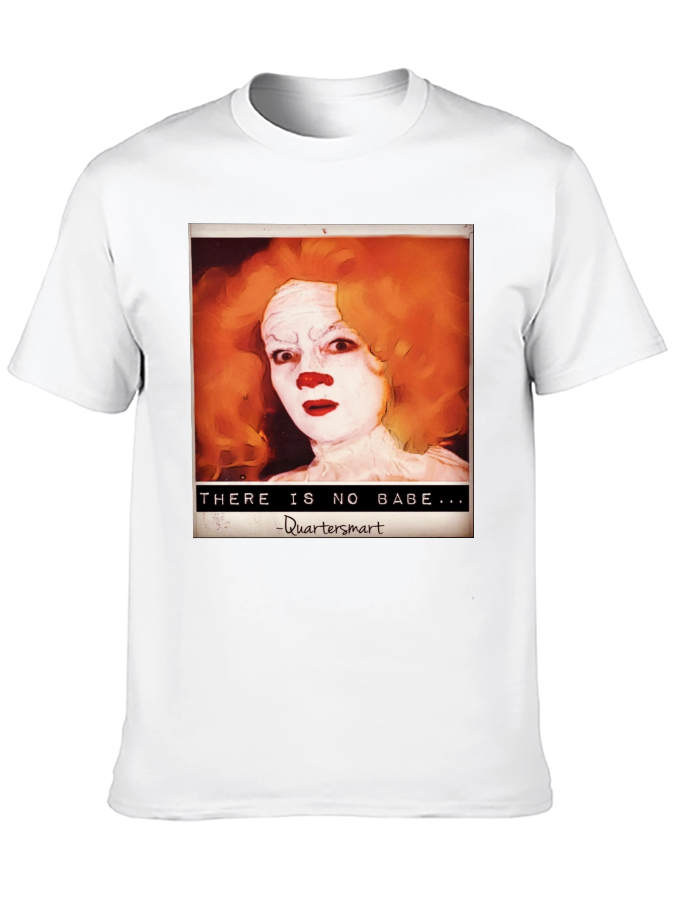 Black Creepy Clown Art T-Shirt view 10