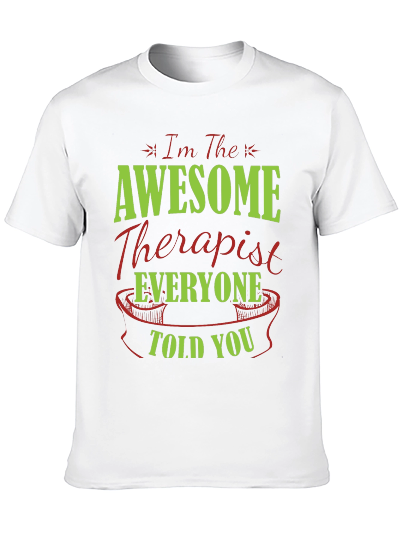 Black Awesome Therapist T-Shirt | Unique Gift view 10