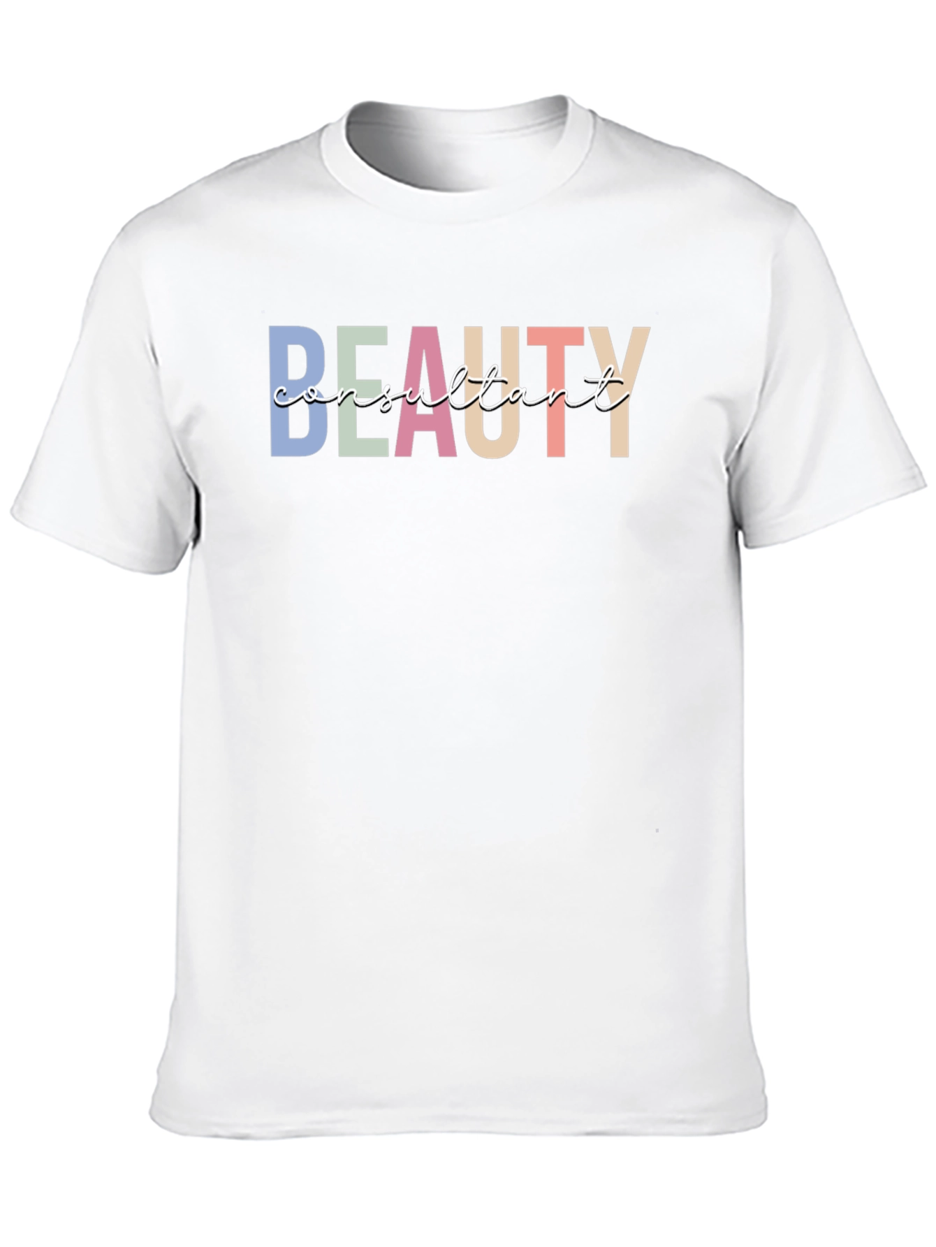 Black Beauty Consultant Graphic Tee - Stylish Crew Neck T-Shirt view 10