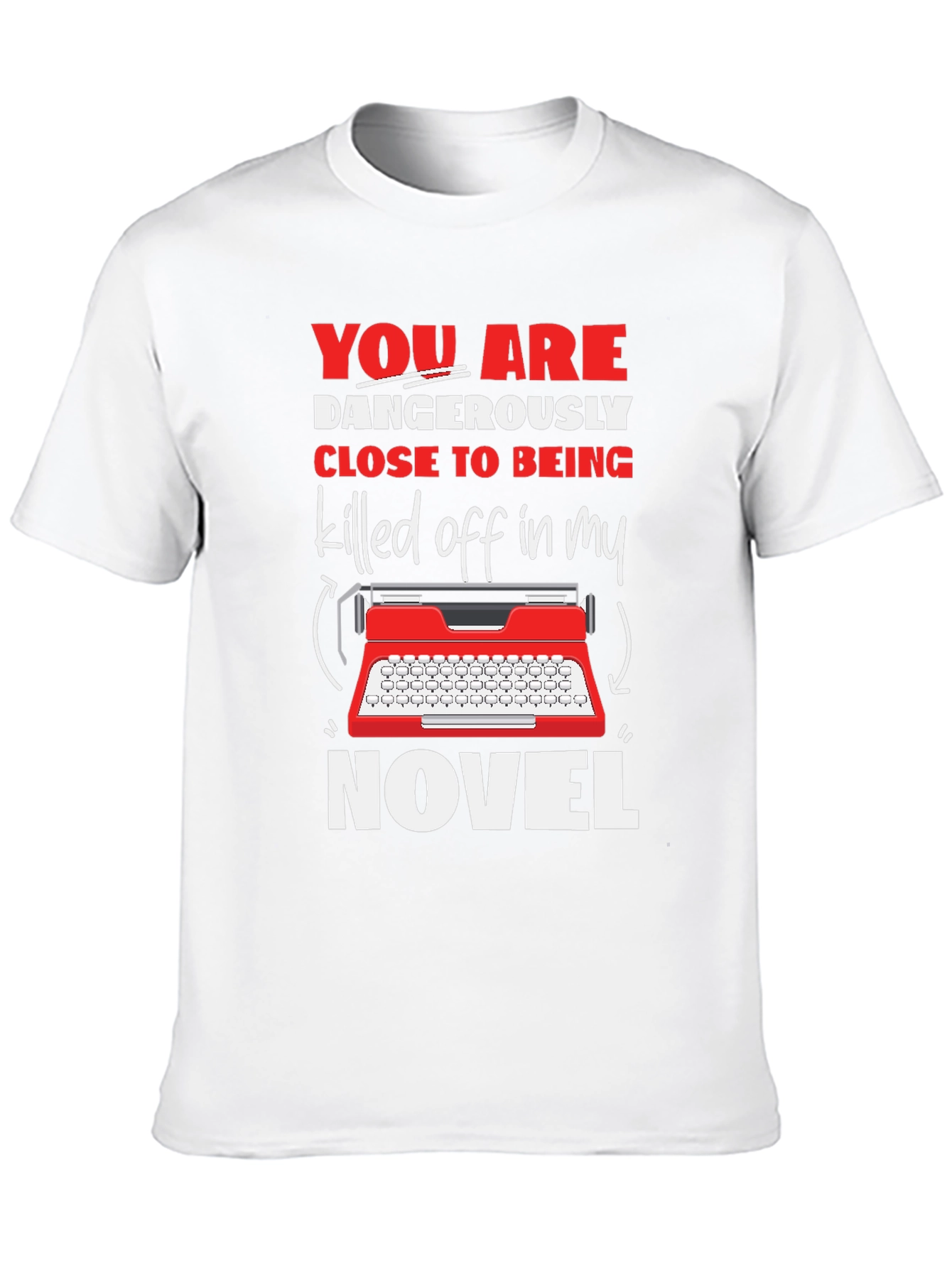 Black Dangerously Close Novel T-Shirt view 10