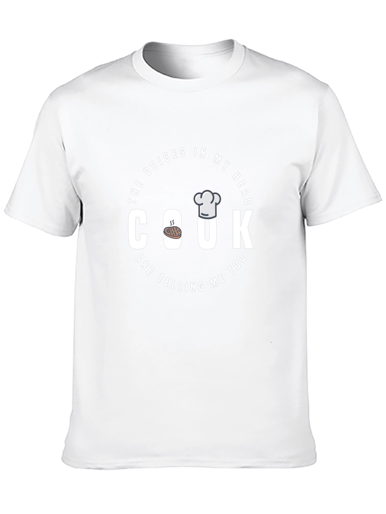 Black Cook T-Shirt: The Voices in My Head are Telling Me Too view 10