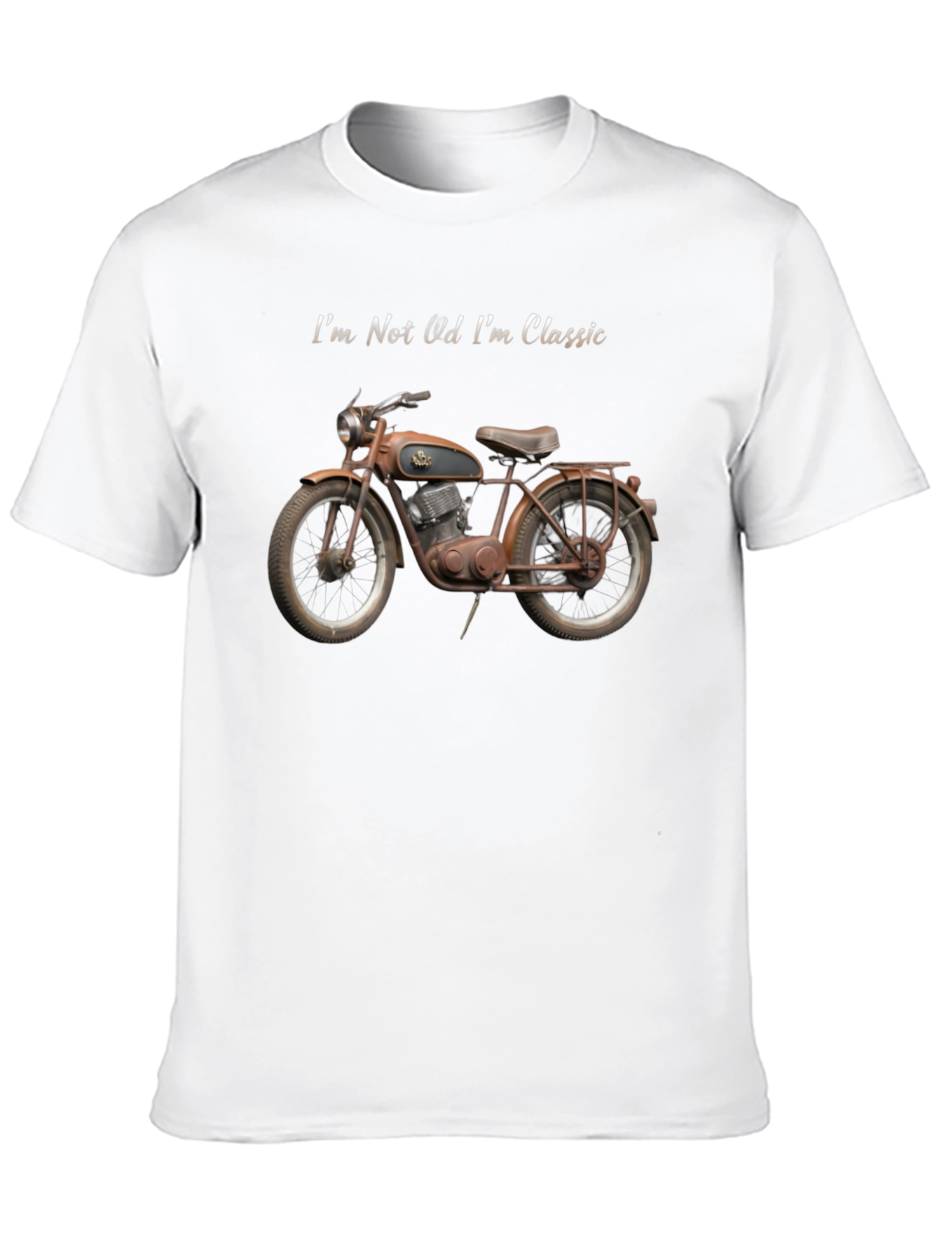 Black Vintage Motorcycle Graphic T-Shirt - Classic Style view 10
