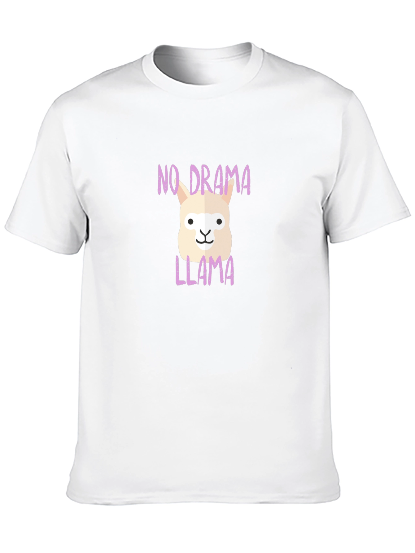 Black No Drama Llama Graphic T-Shirt - Black view 10