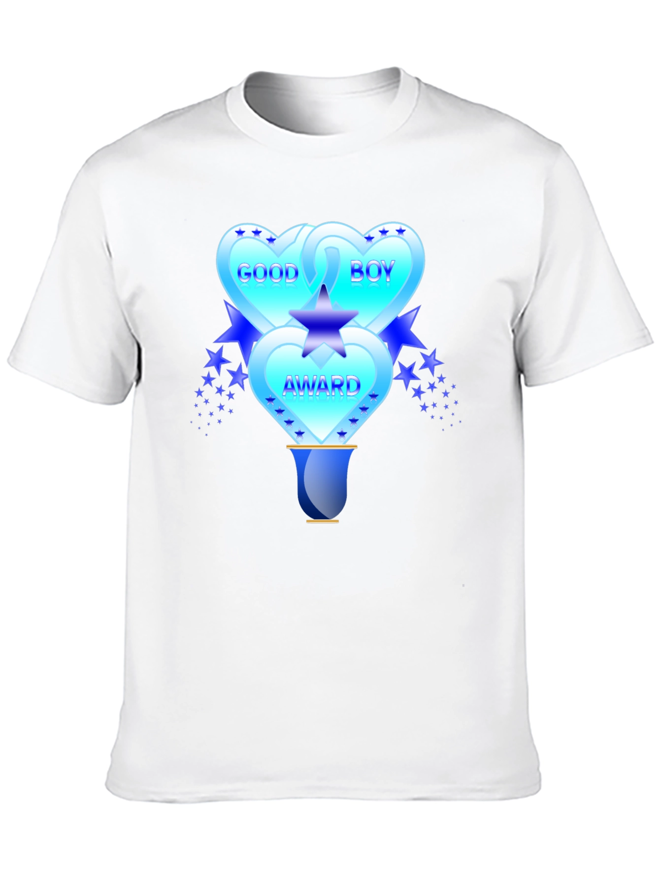 Black Good Boy Award Graphic T-Shirt - Men's Black Tee view 10