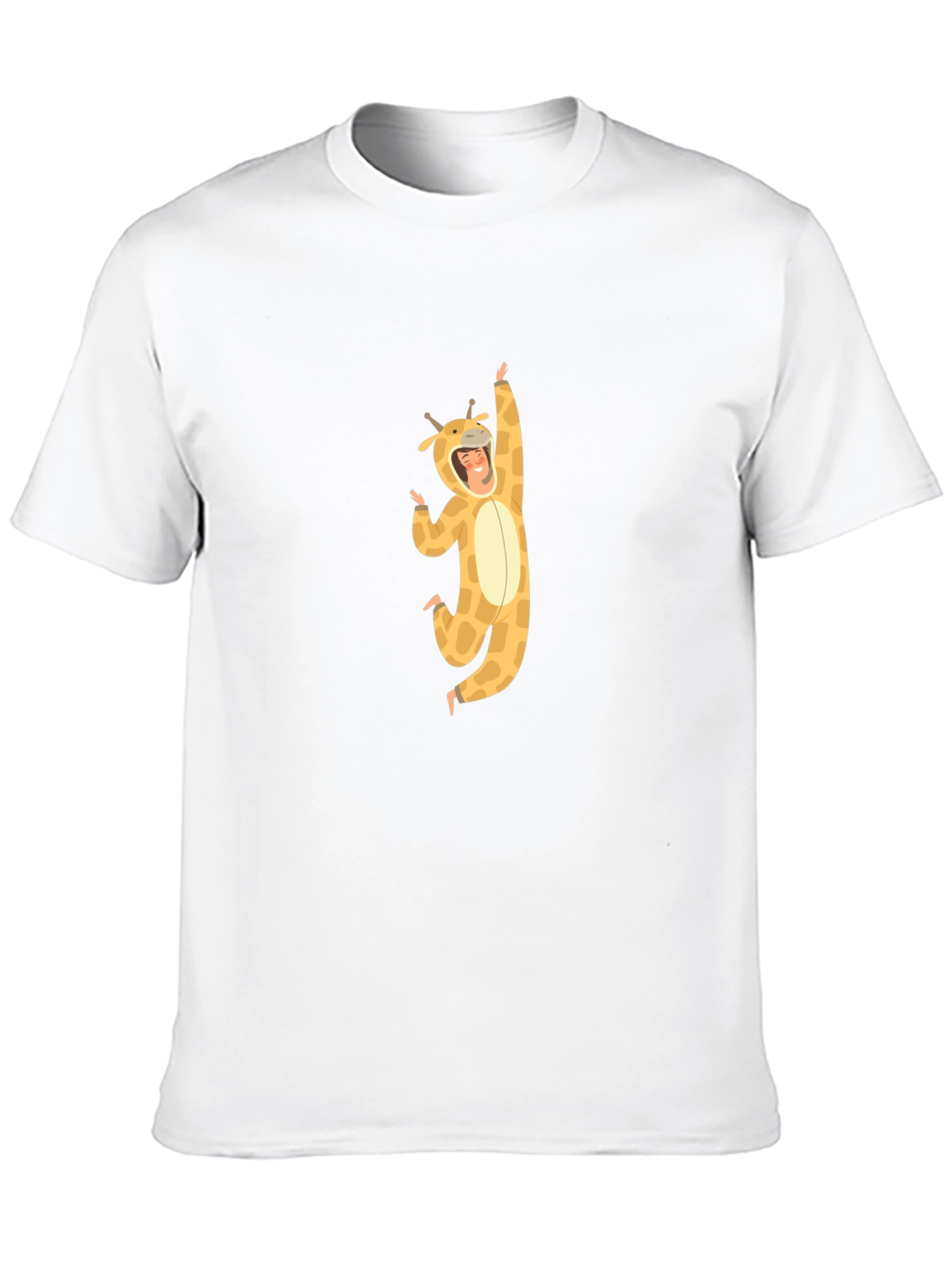 Black Giraffe Costume Graphic Tee view 10