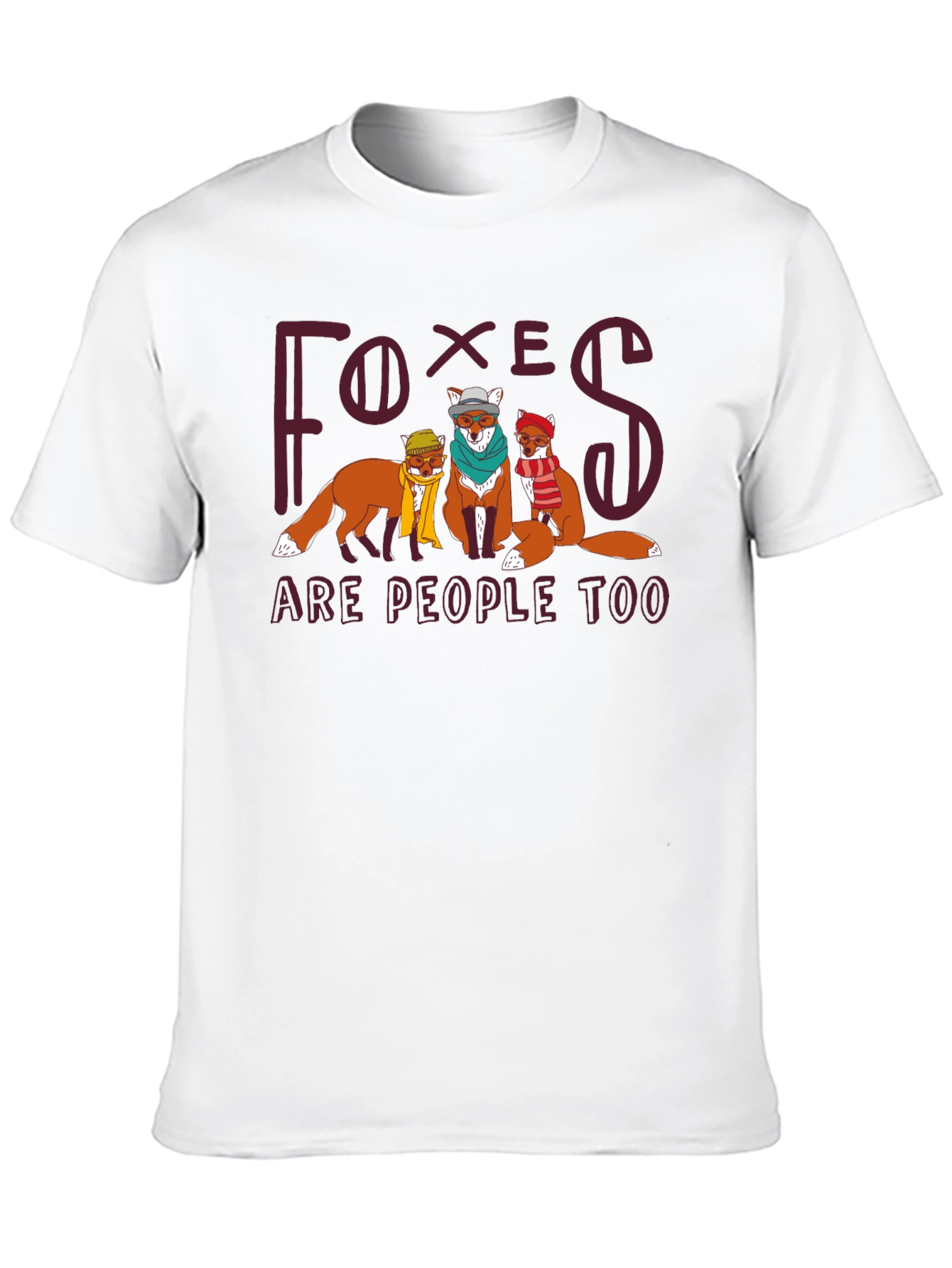 Black Foxes Are People Too Black Graphic T-Shirt view 10