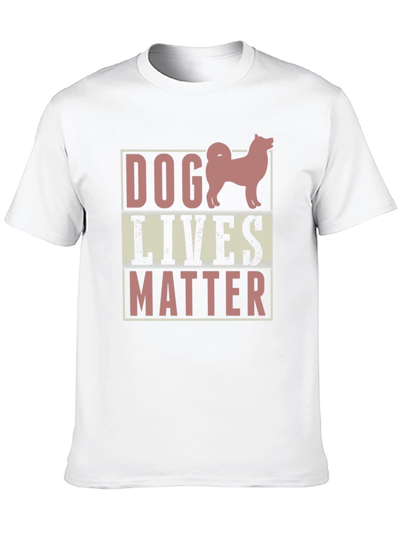 Black Dog Lives Matter Graphic Tee - Black Cotton Shirt view 10