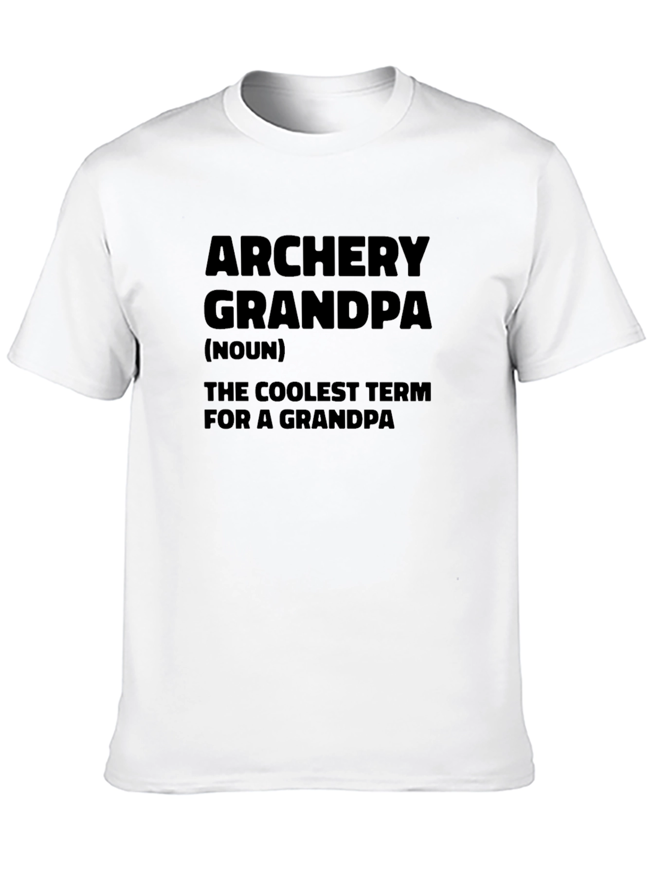 Black Archery Grandpa T-Shirt - Coolest Grandpa Term Tee view 10