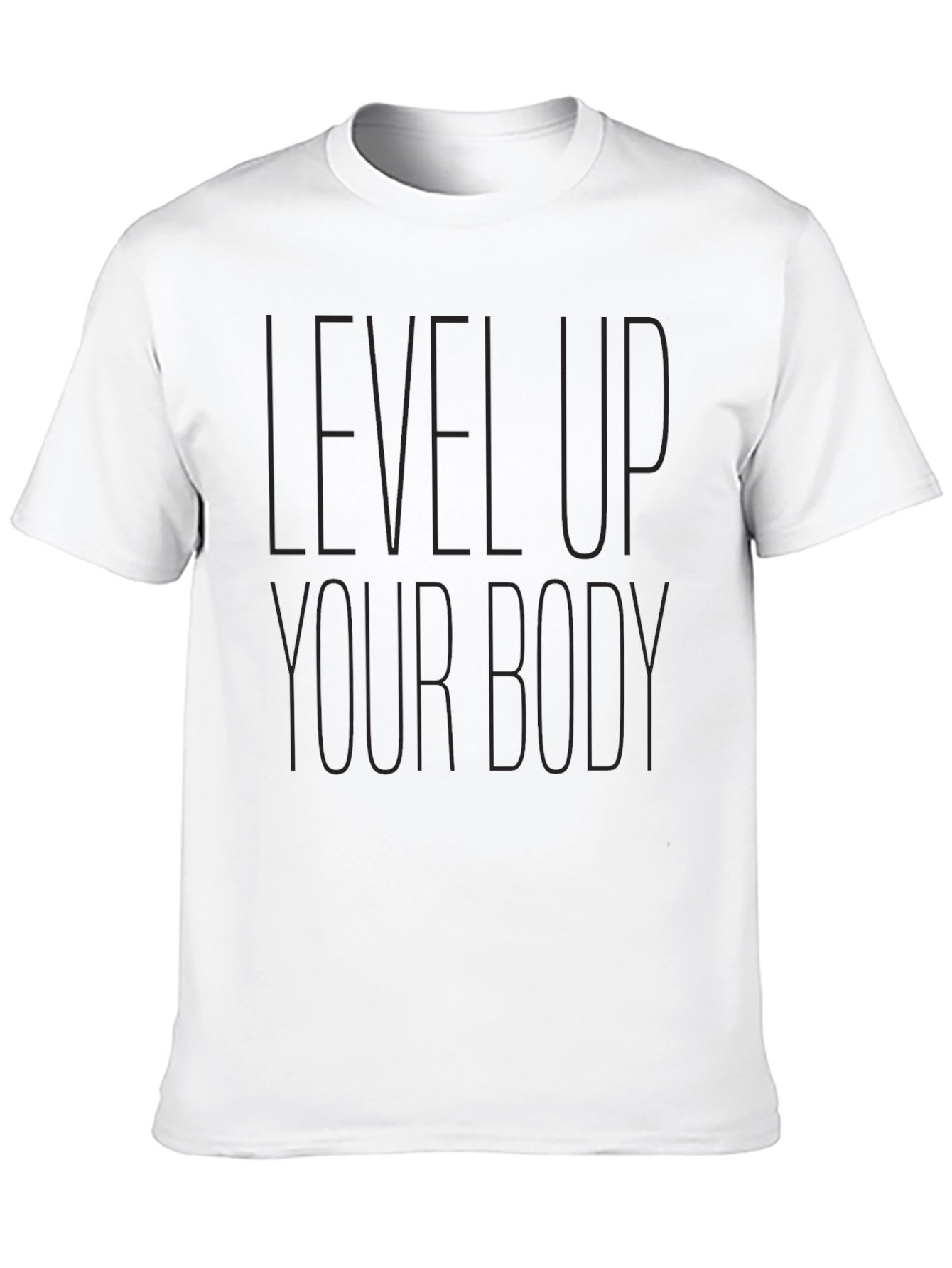 Black Level Up Your Body Black Graphic Tee view 10