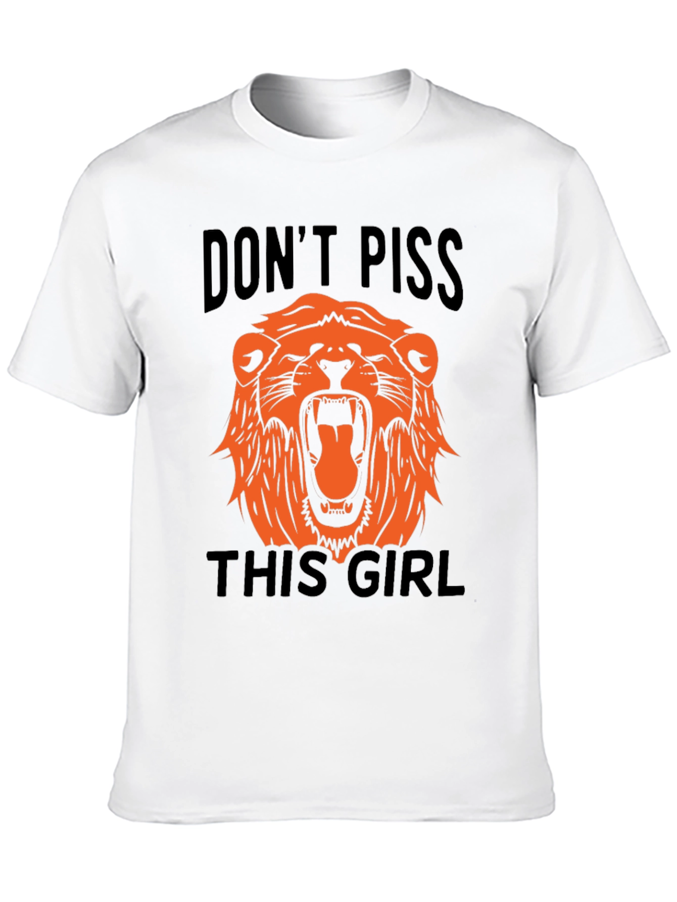 Black Don't Piss This Girl Black Graphic Tee view 10