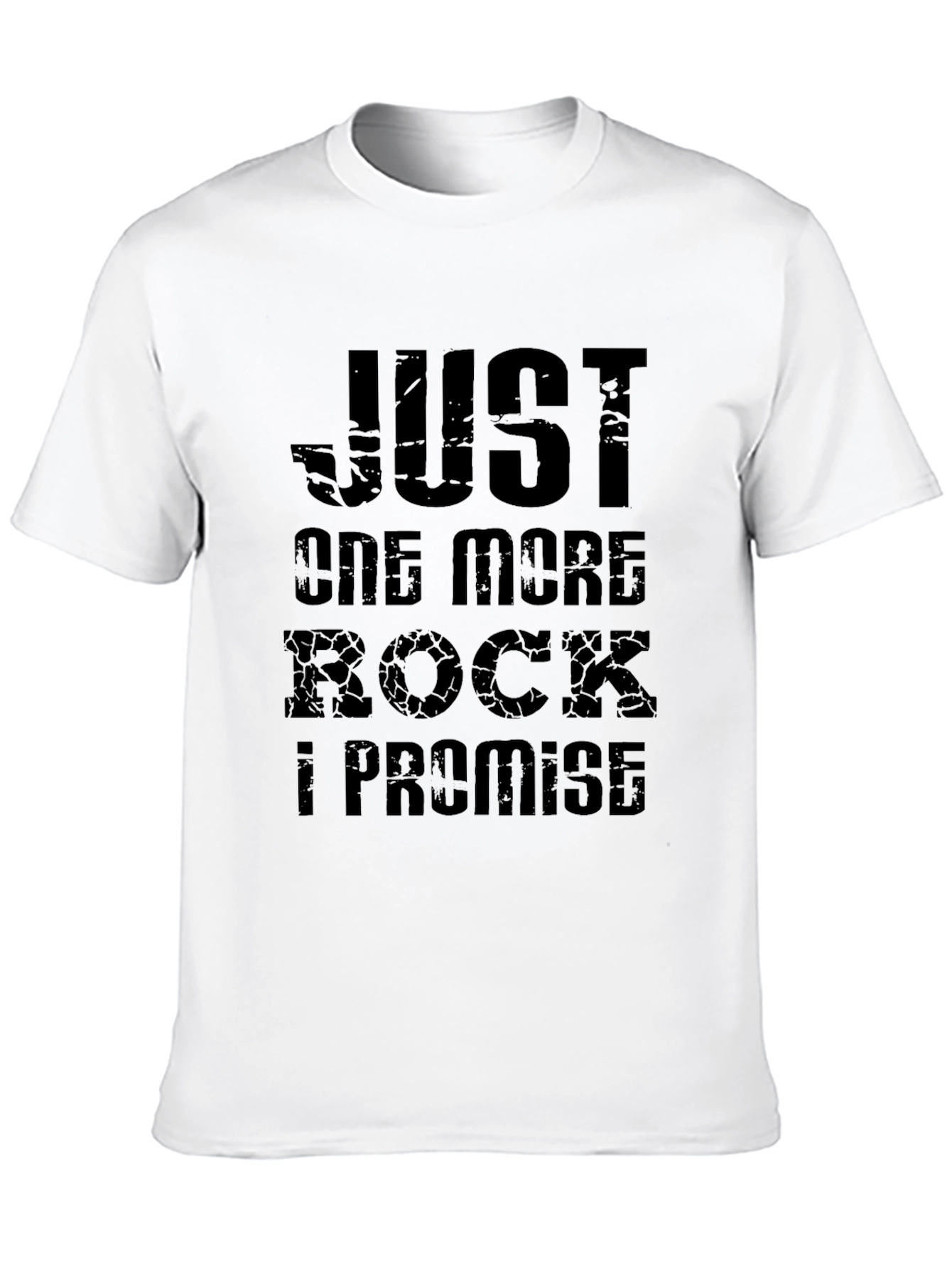 Black Just One More Rock T-Shirt view 10