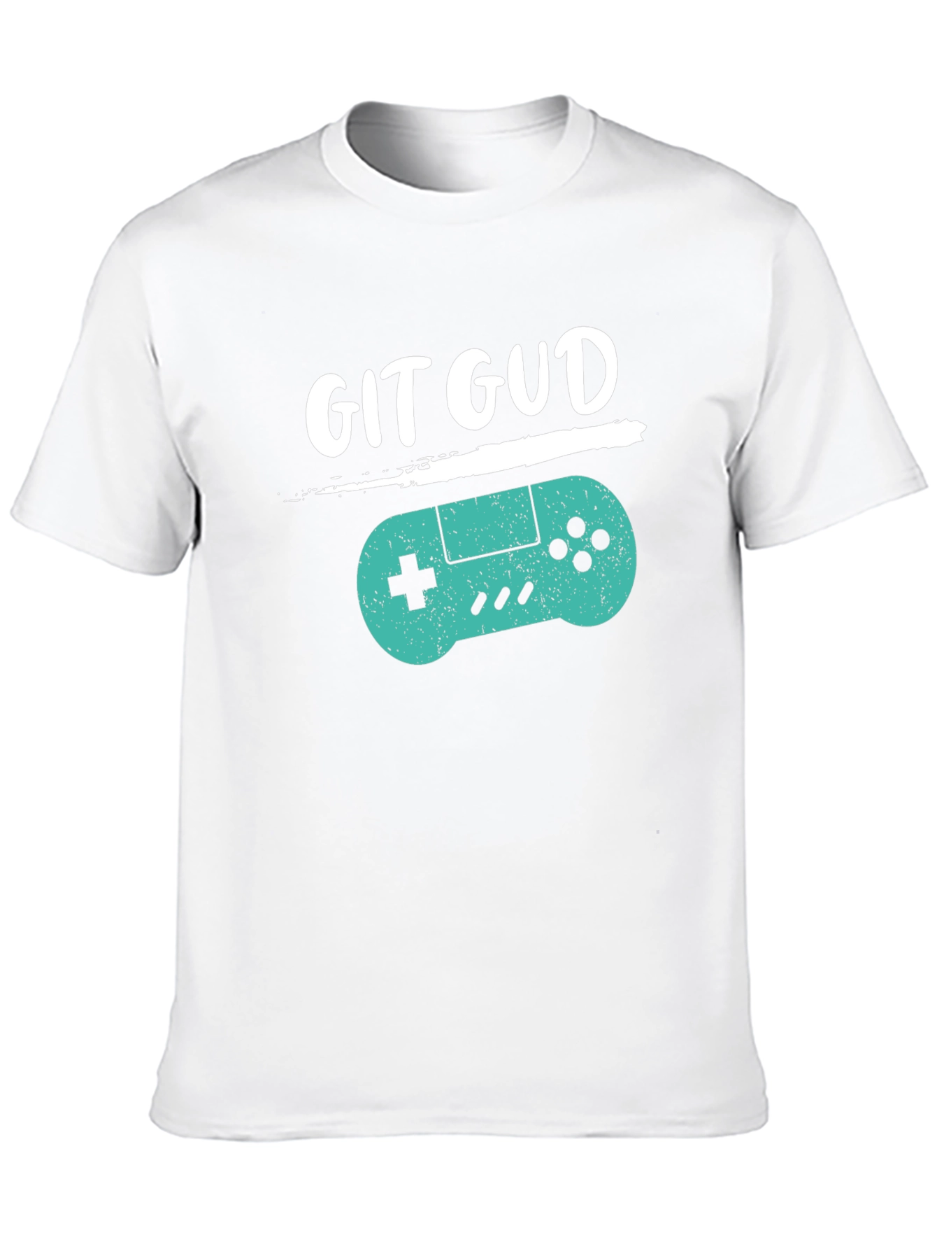 Black Git Gud Gamer T-Shirt - Black Cotton Blend Tee view 10