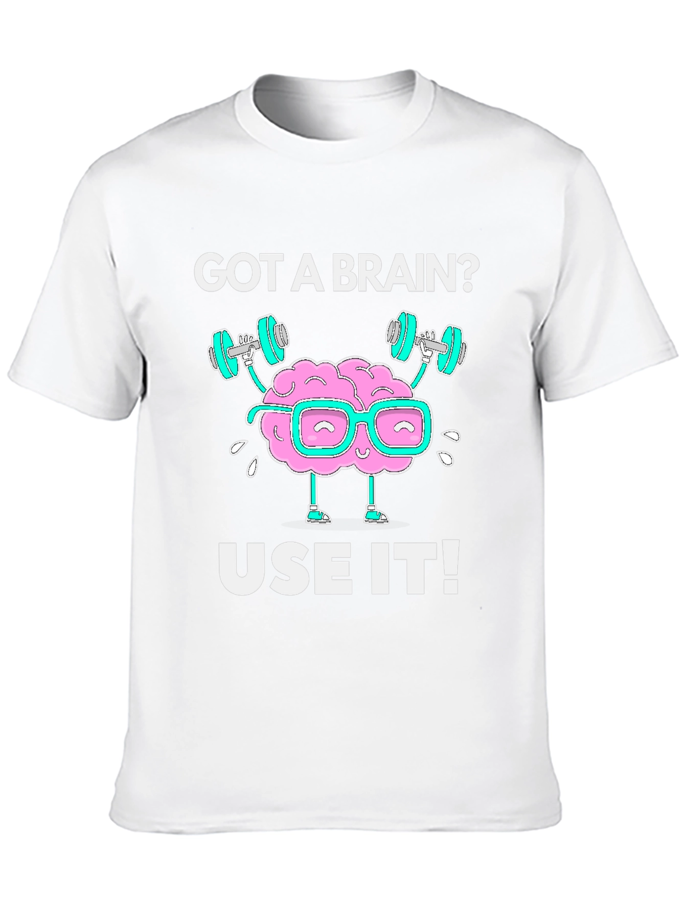 Black Got a Brain? Use it! Black Graphic T-Shirt view 10