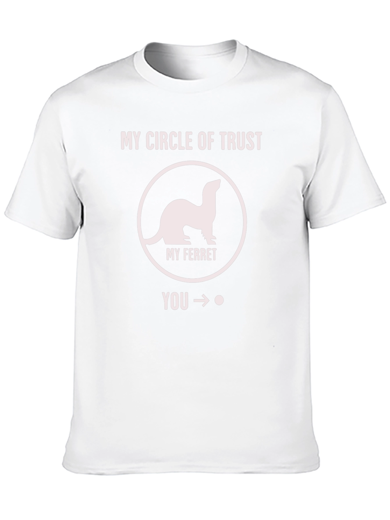 Black My Ferret Circle of Trust Graphic T-Shirt view 10