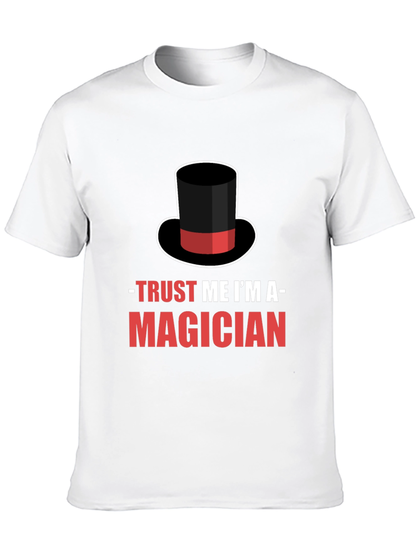 Black Trust Me I'm A Magician T-Shirt view 10