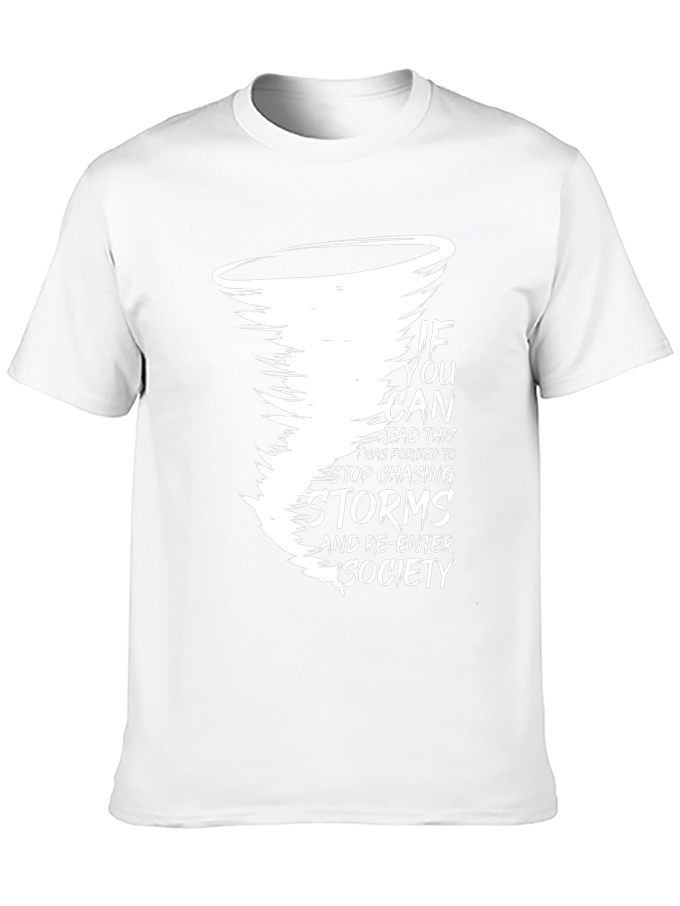 Black Storm Chaser T-Shirt: Funny Graphic Tee view 10