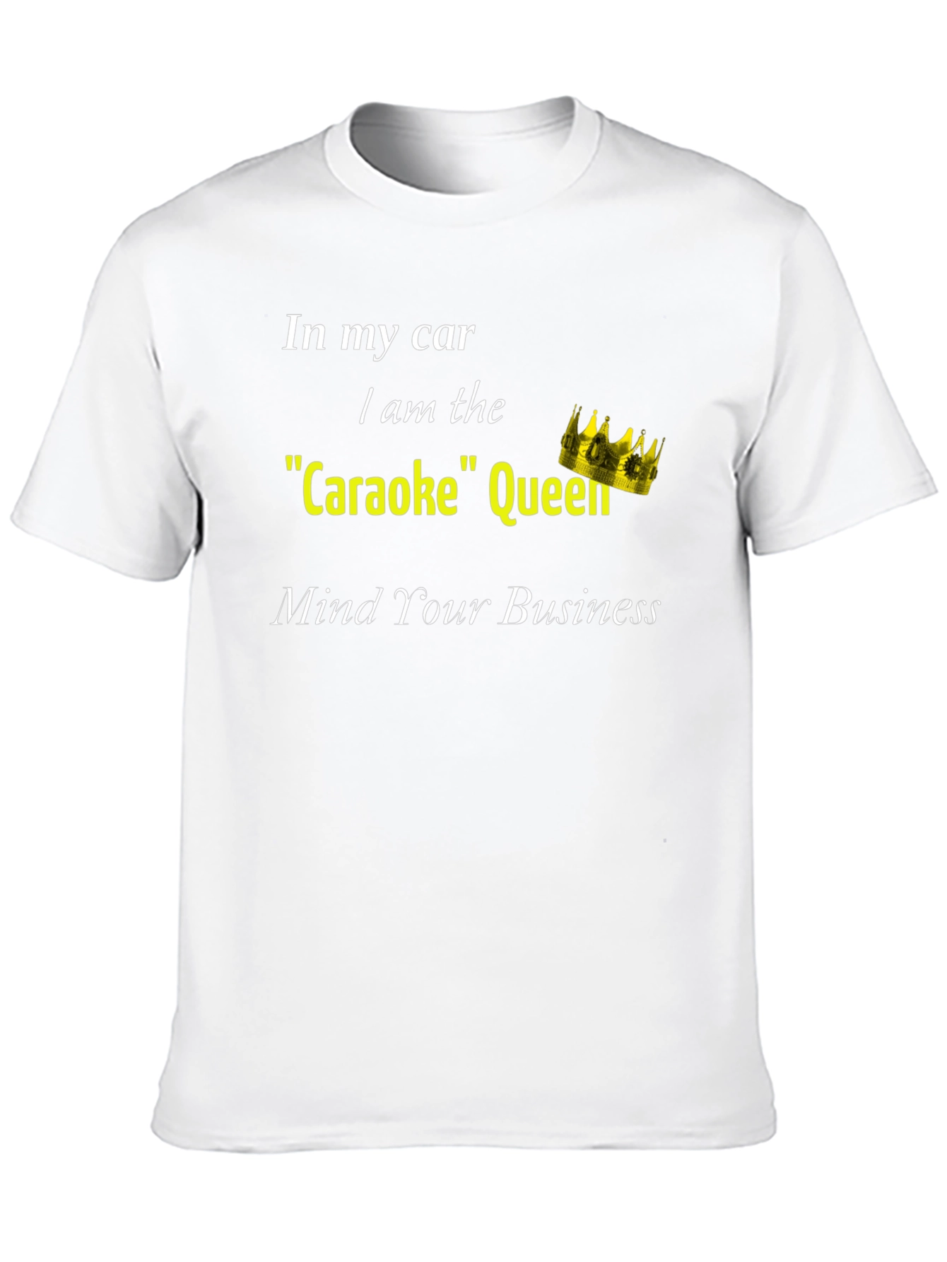 Black Karaoke Queen Graphic T-Shirt view 10