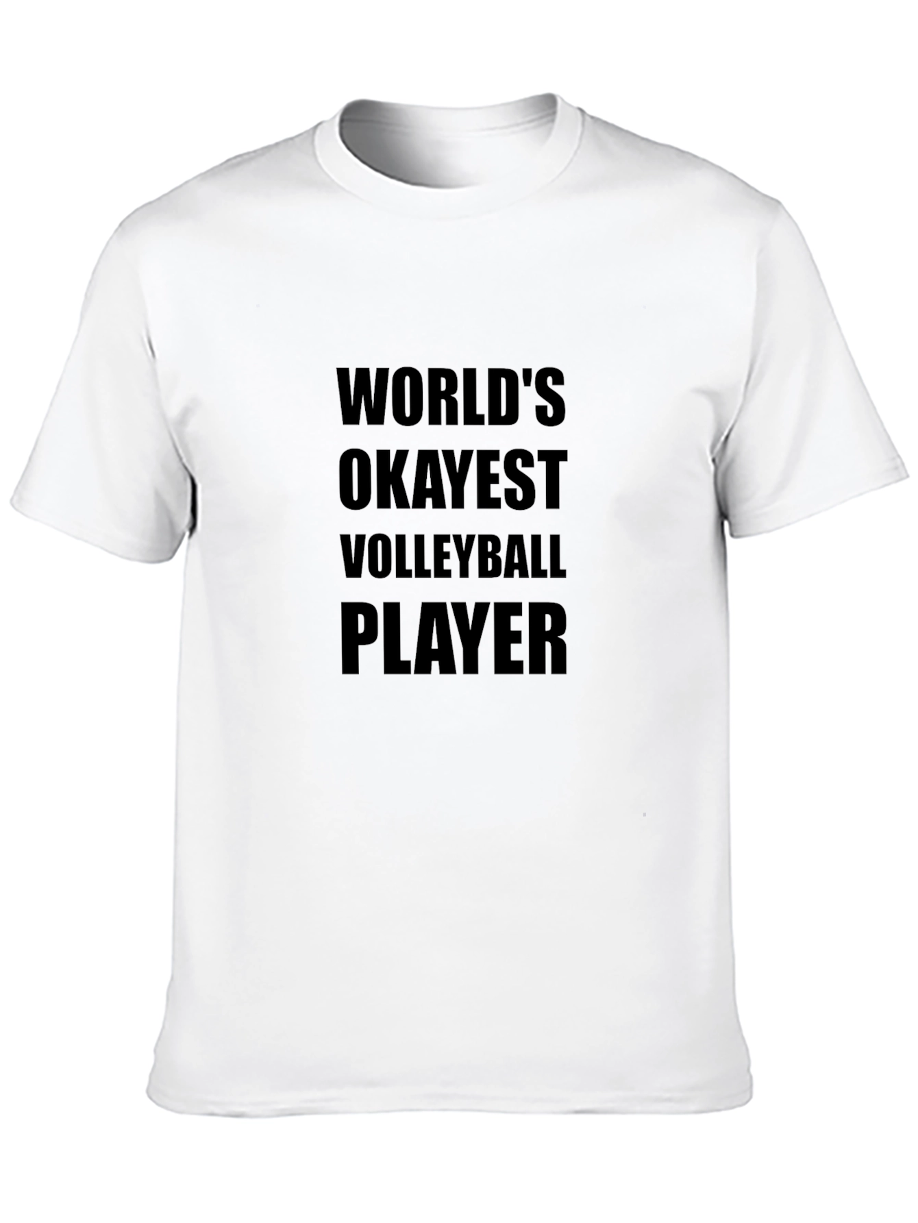 Black Funny Volleyball Player T-Shirt view 10