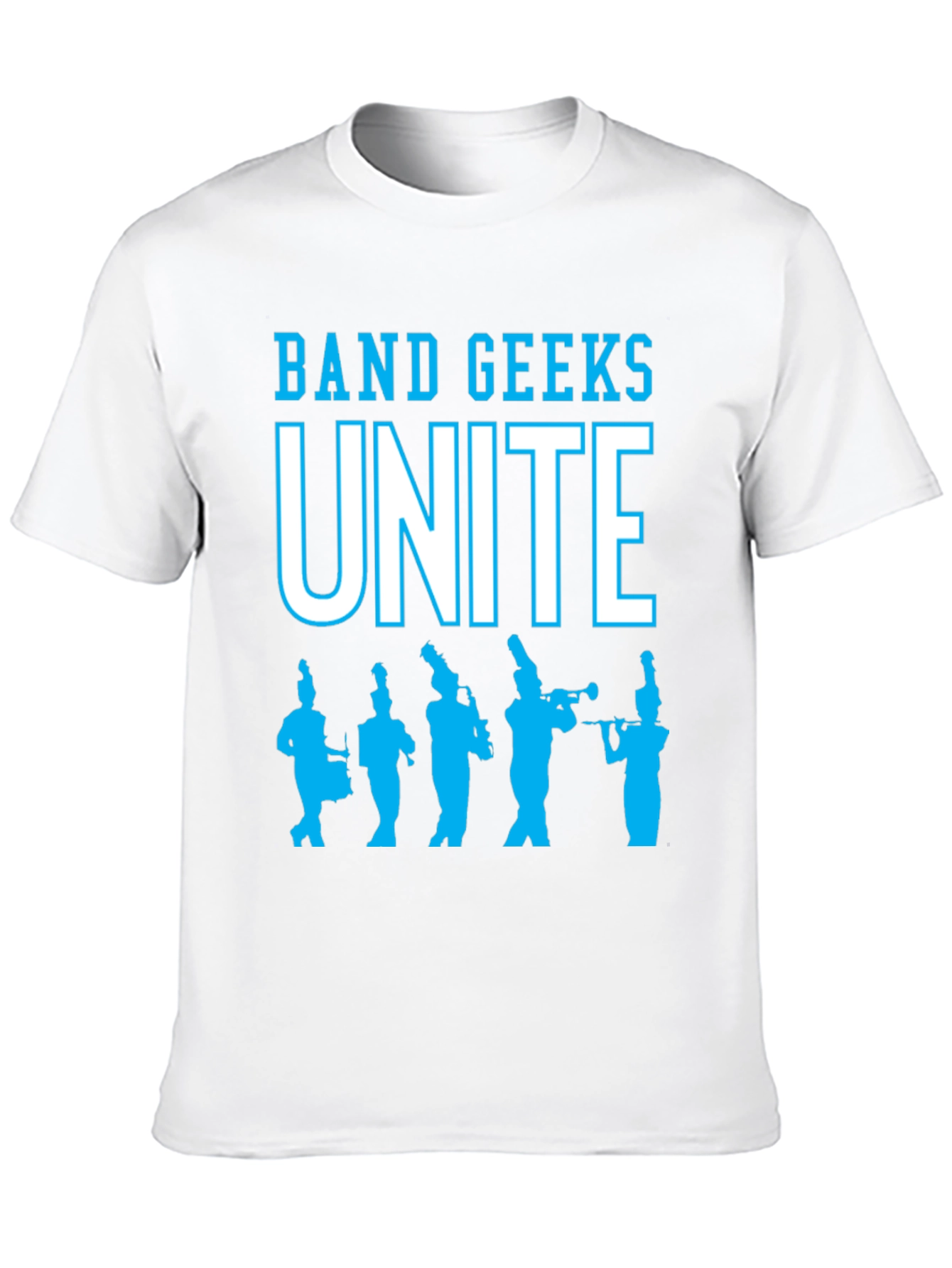 Black Band Geeks Unite Black T-Shirt view 10