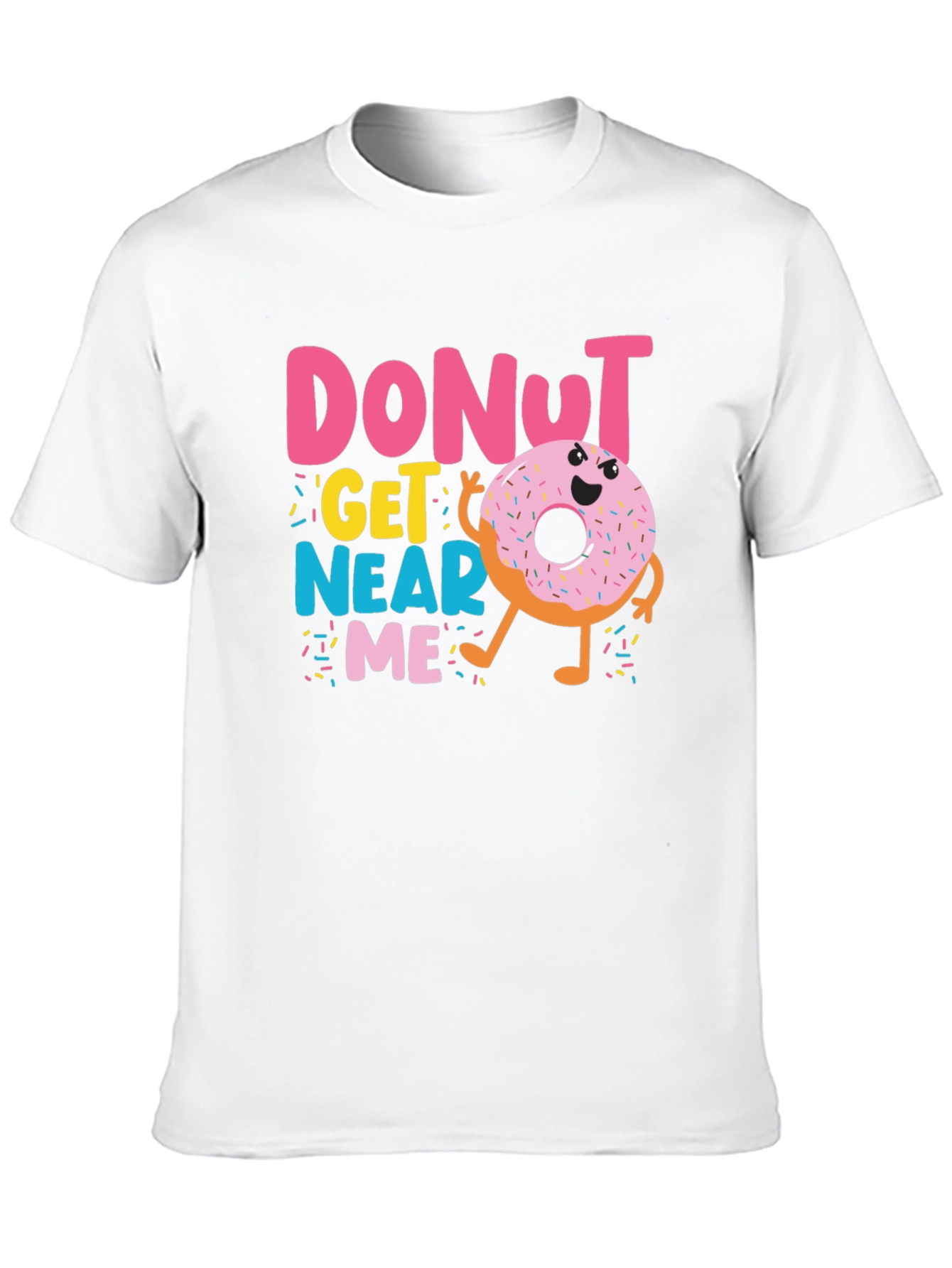 Black Donut Get Near Me Graphic T-Shirt view 10