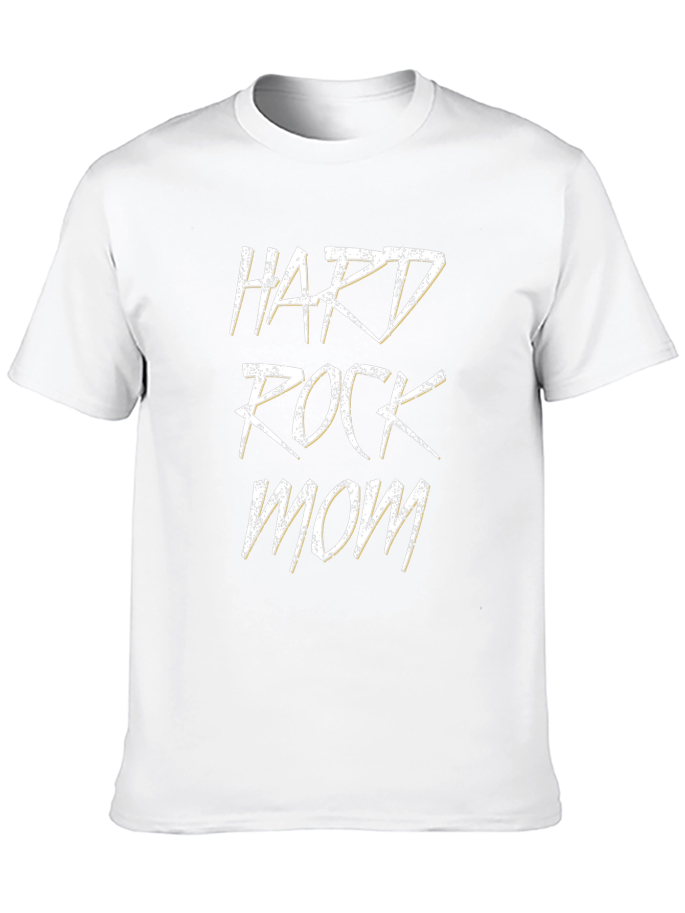 Black Hard Rock Mom Graphic Tee - Cool Mother's Day Gift view 10