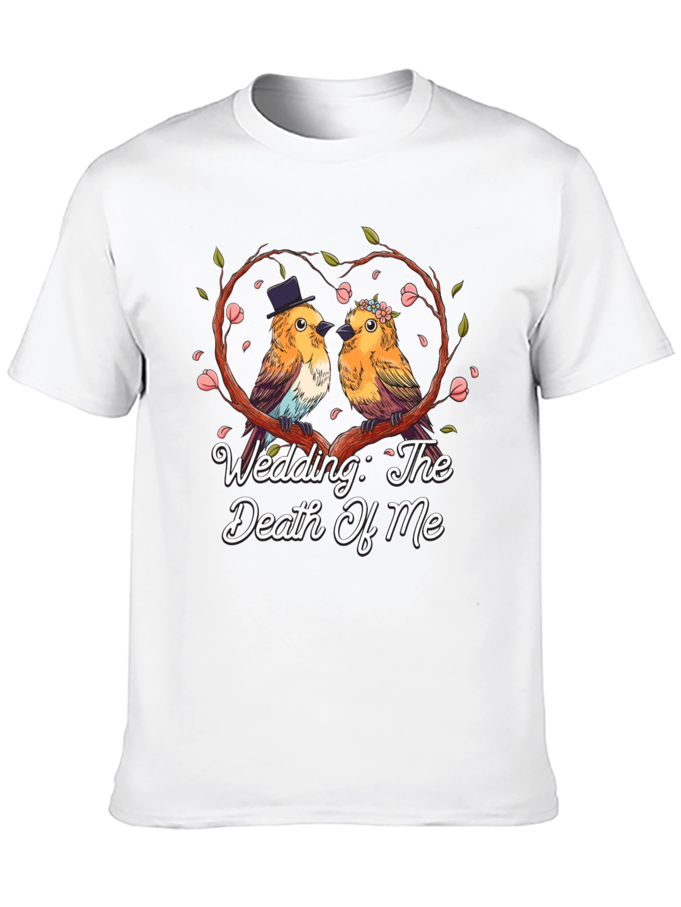 Black Wedding The Death Of Me Bird T-Shirt view 10