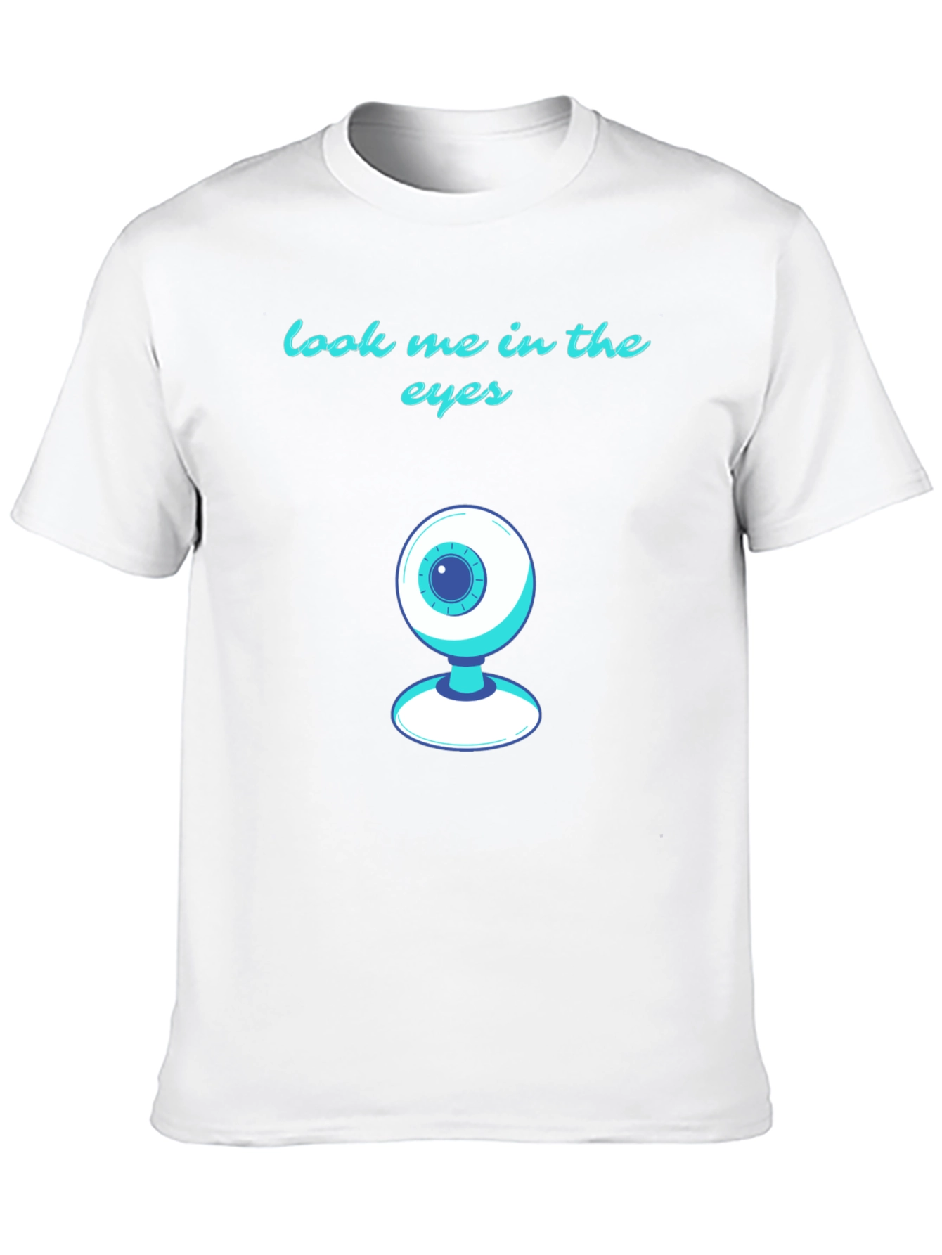 Black Look Me in the Eyes Graphic Tee view 10