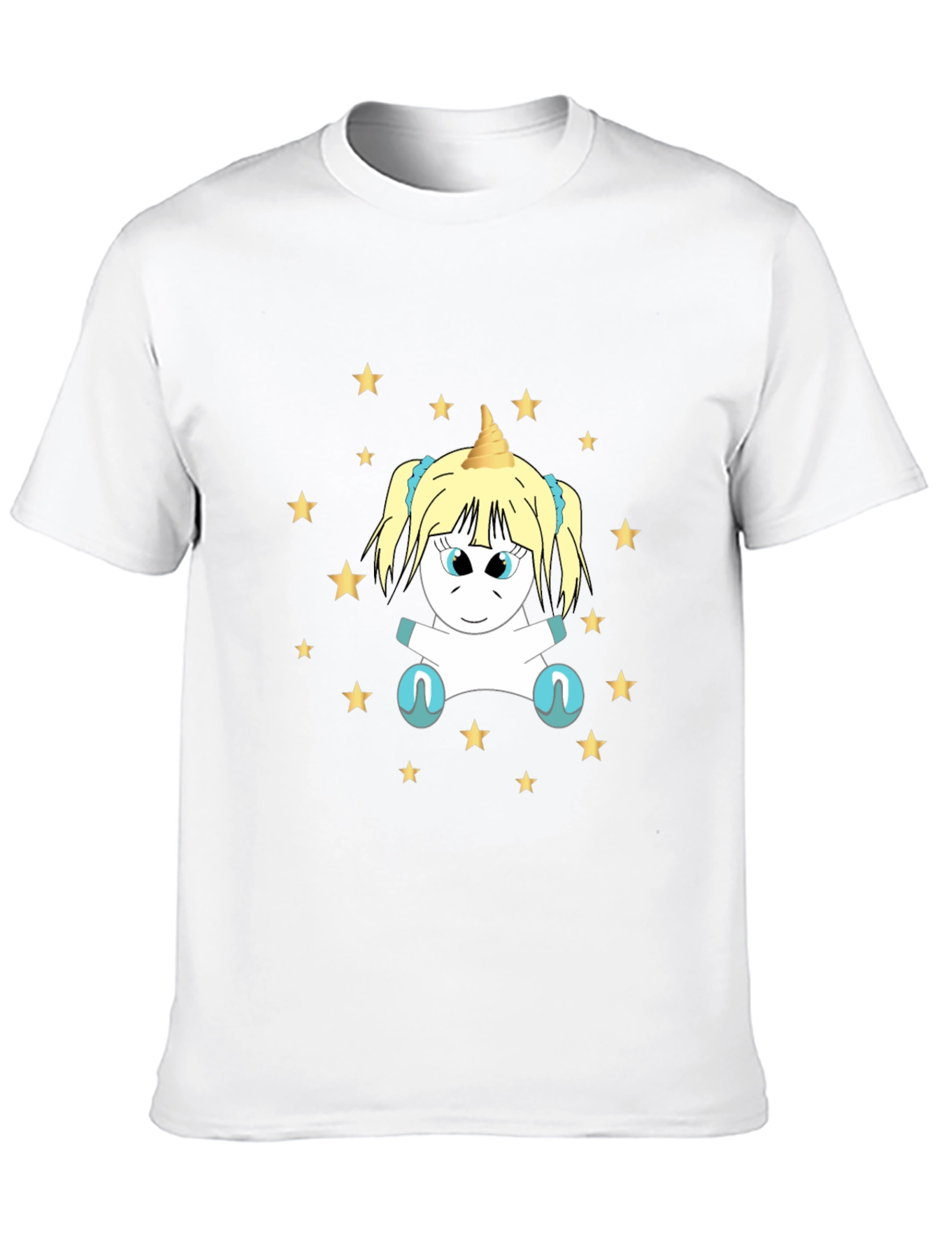 Black Unicorn Starry Night Graphic Tee view 10