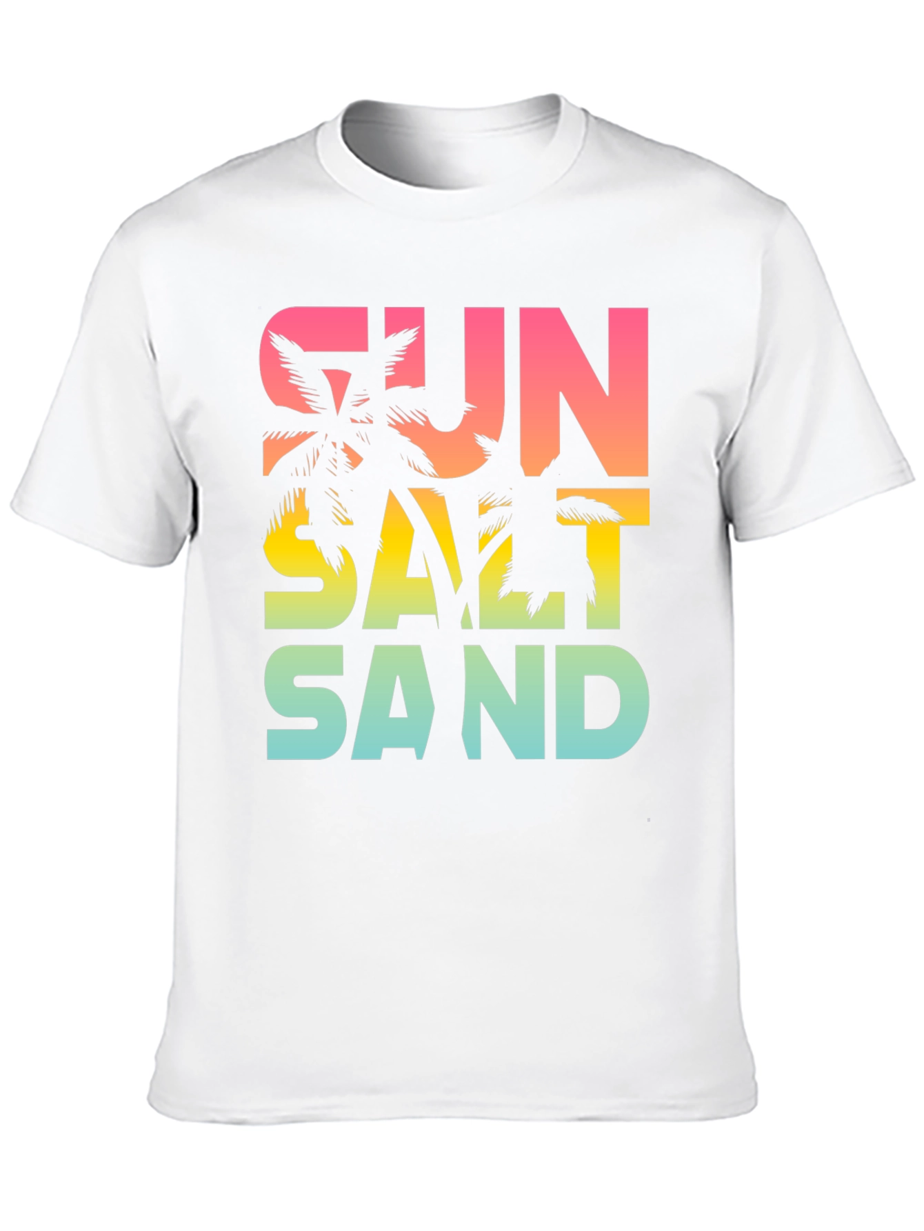 Black Sun Salt Sand Graphic Tee - Tropical Summer Vibes T-Shirt view 10