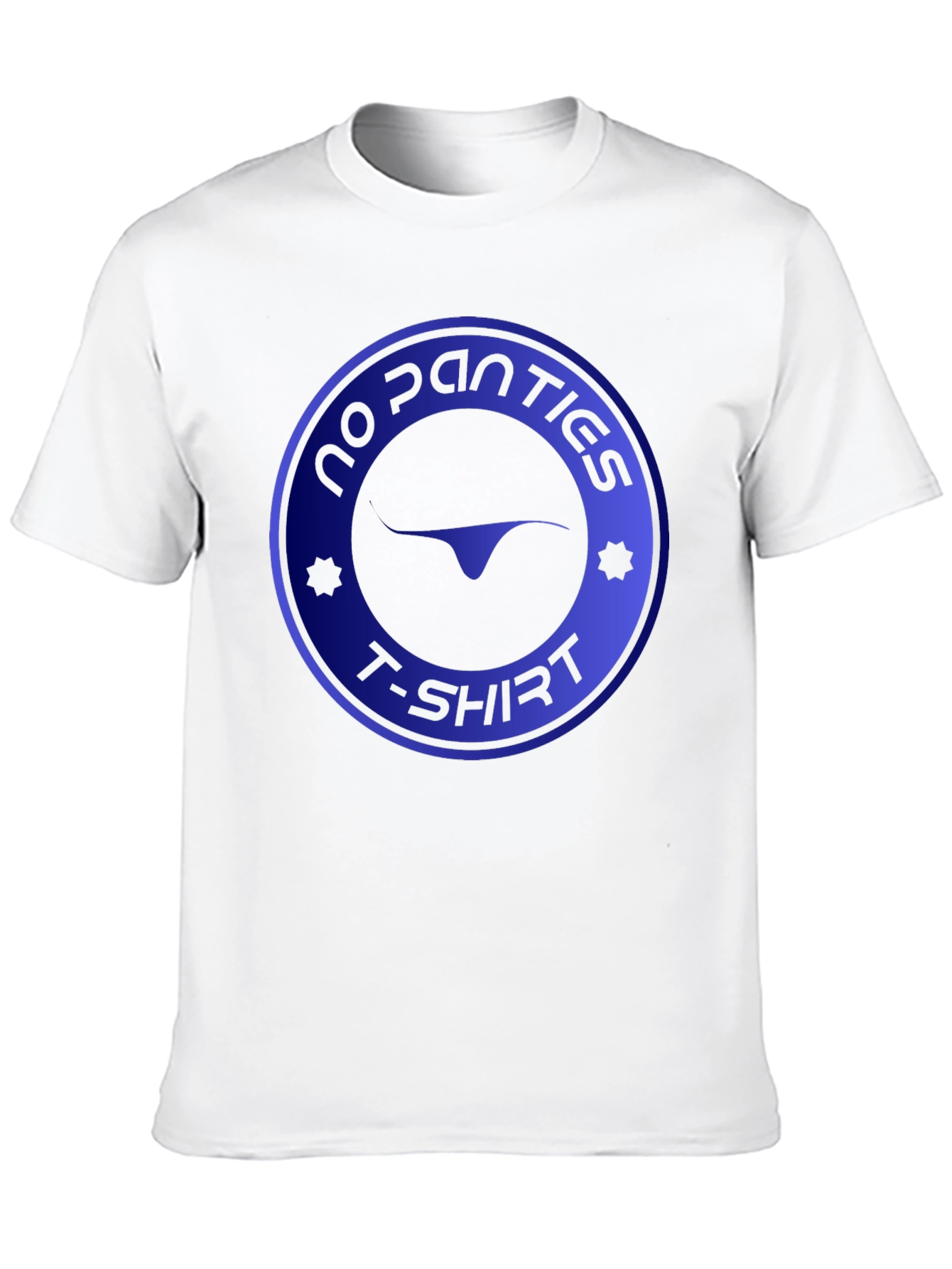 Black No Panties T-Shirt Funny Graphic Tee view 10