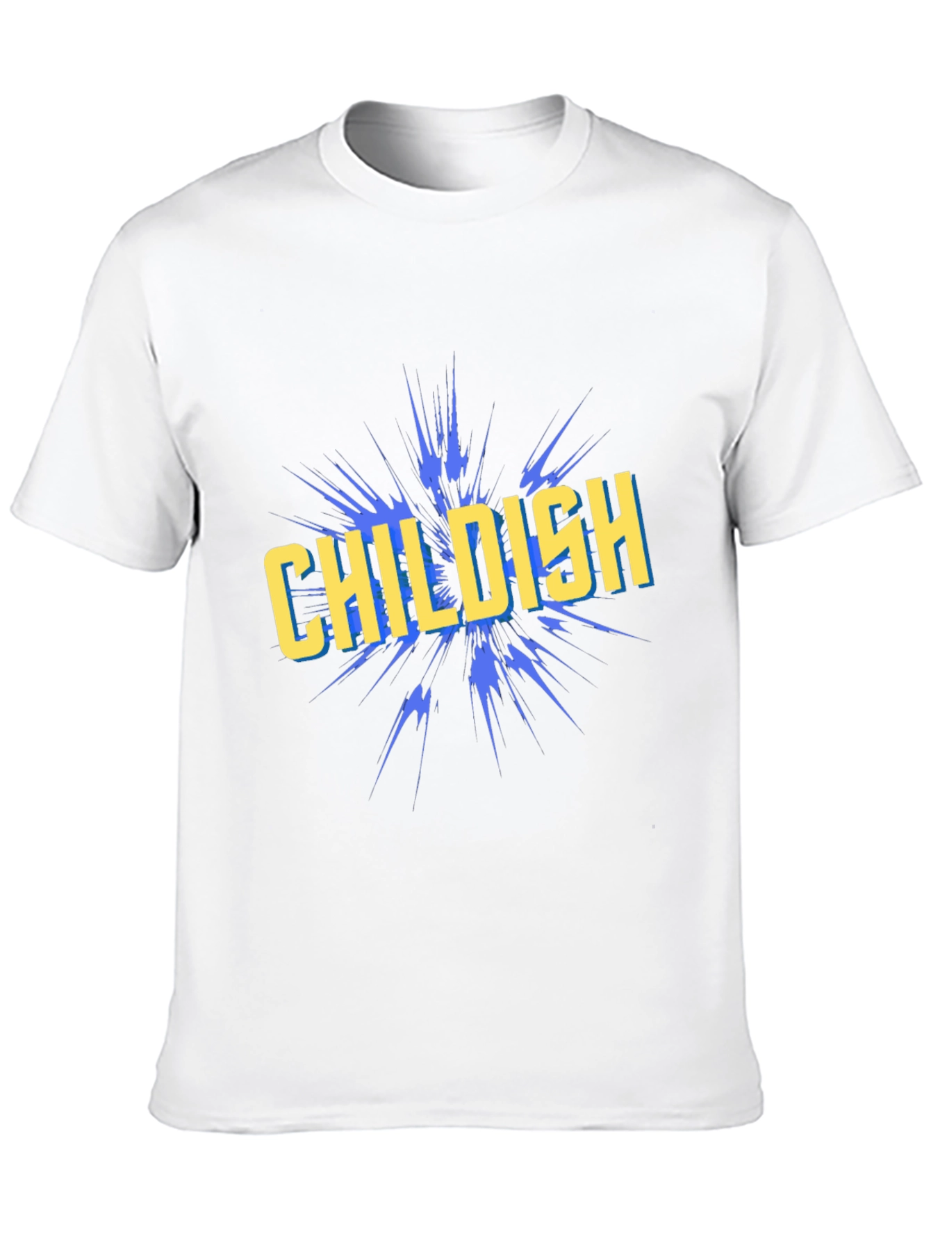 Black Childish Graphic Tee - Black Cotton Blend view 10